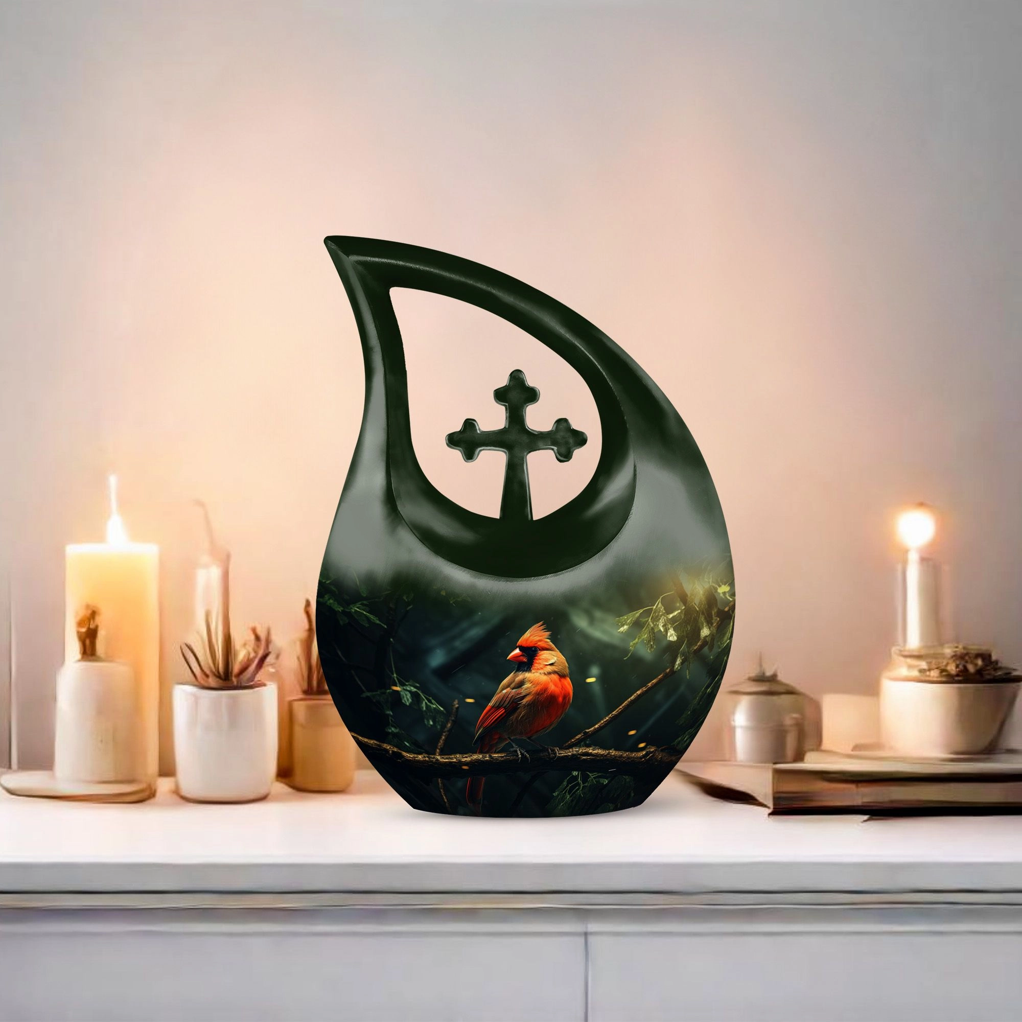 Bird Urn : Respectful Last Journey Memorial Urn