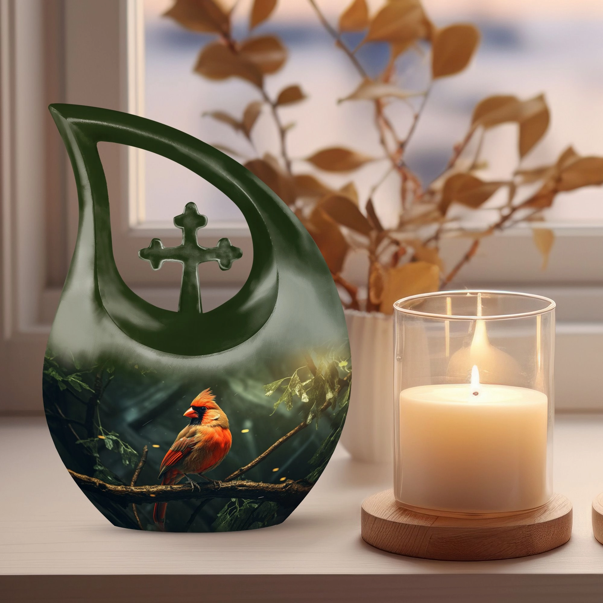 Bird Urn : Respectful Last Journey Memorial Urn
