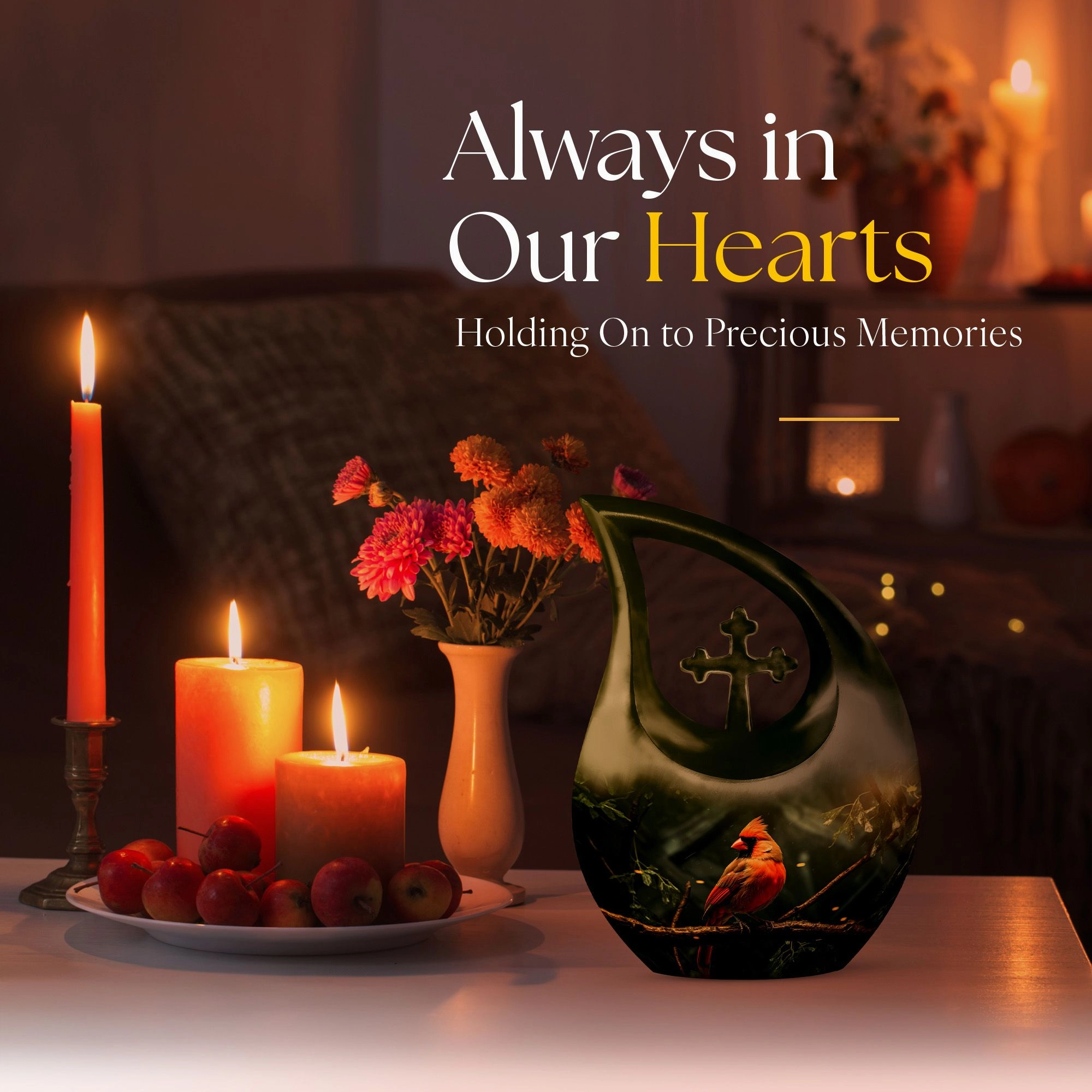 Bird Urn : Respectful Last Journey Memorial Urn