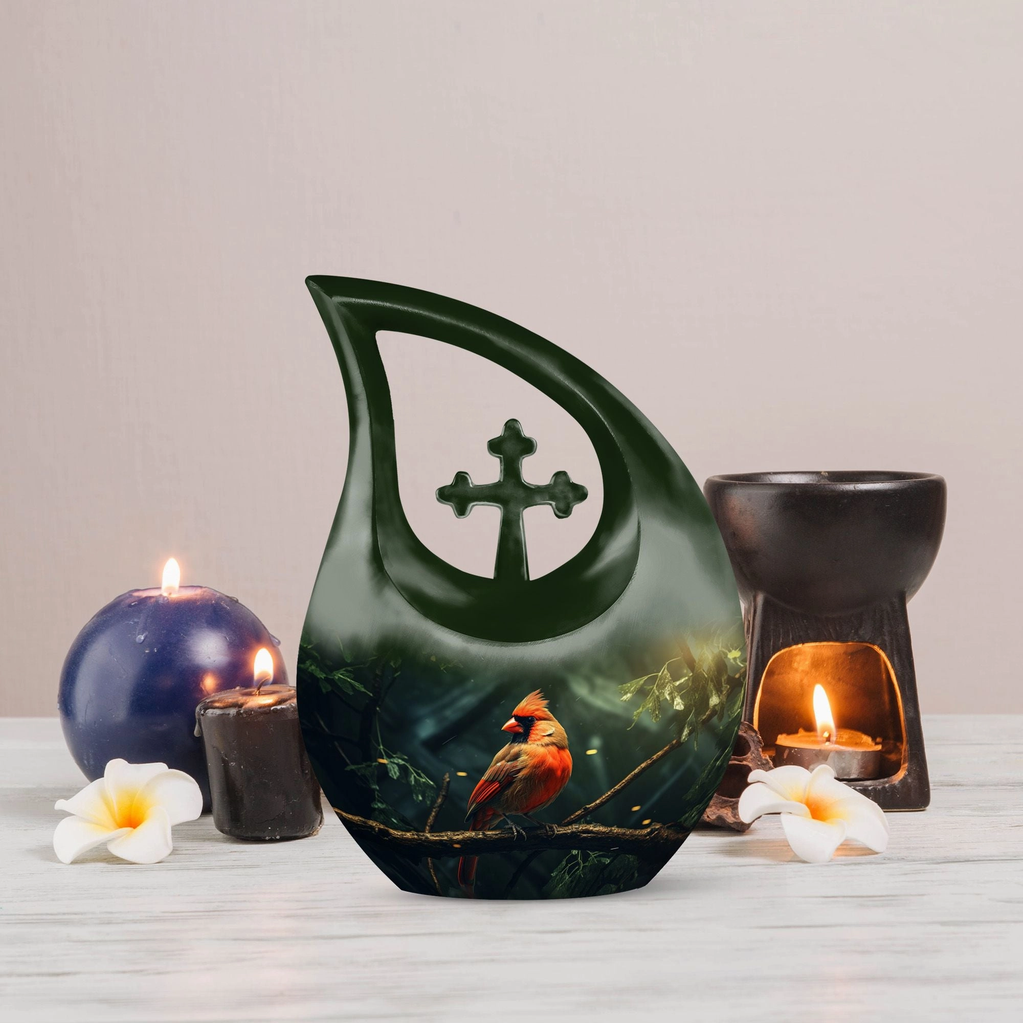 Bird Urn : Respectful Last Journey Memorial Urn