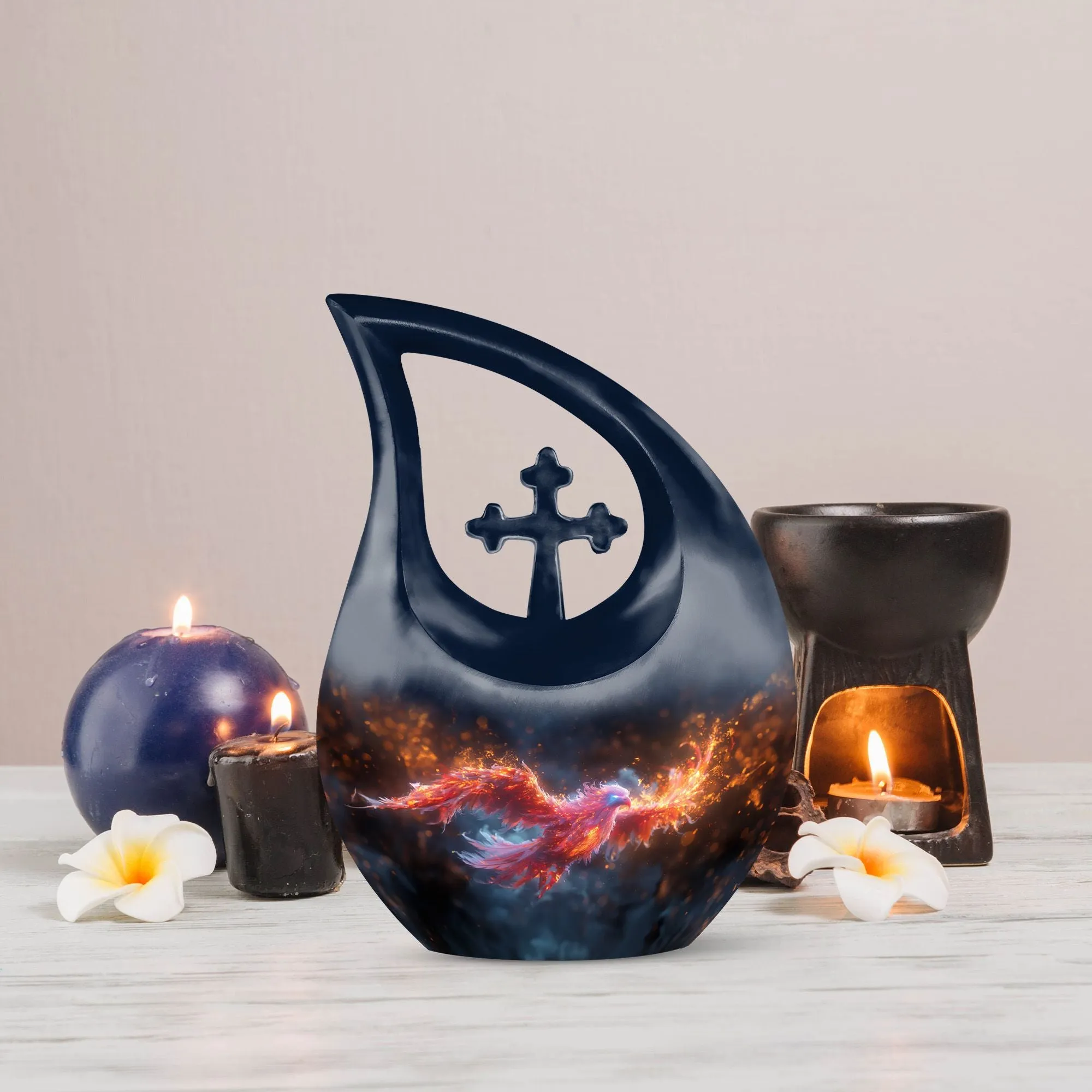 Blazing Phoenix Urn|  Containers Cremation Urn For Human Ashes