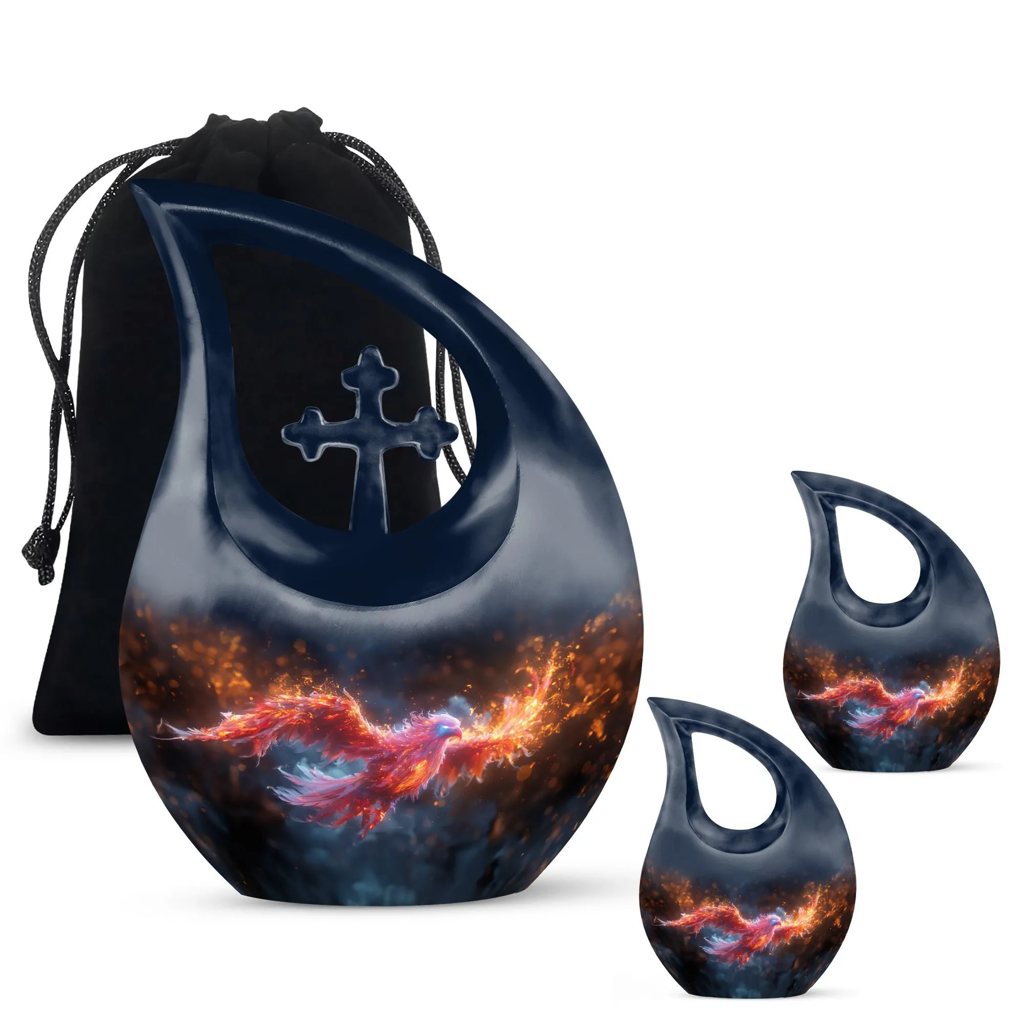 Blazing Phoenix Urn|  Containers Cremation Urn For Human Ashes