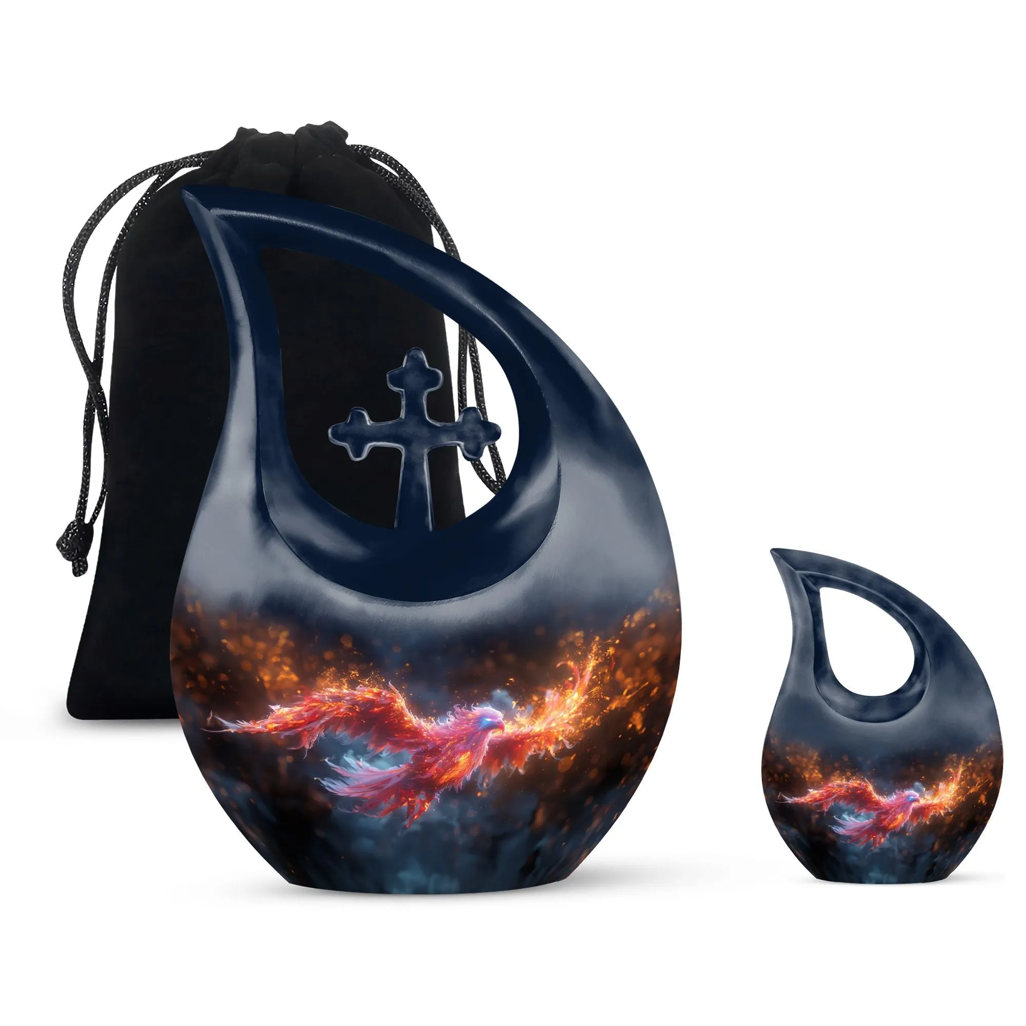 Blazing Phoenix Urn|  Containers Cremation Urn For Human Ashes