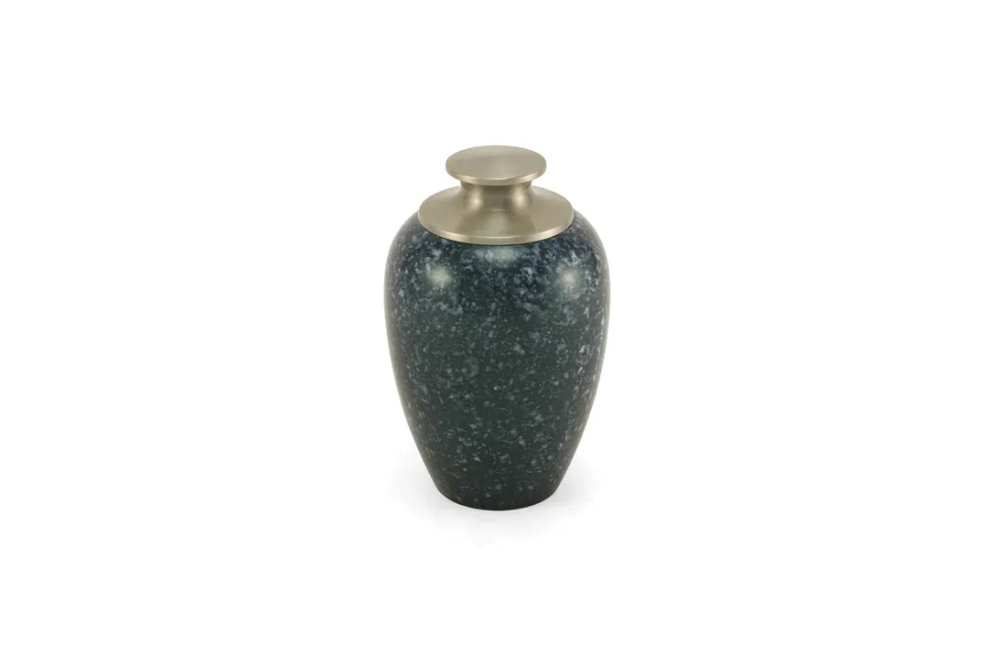 Blue High Gloss Pet Urn in Large