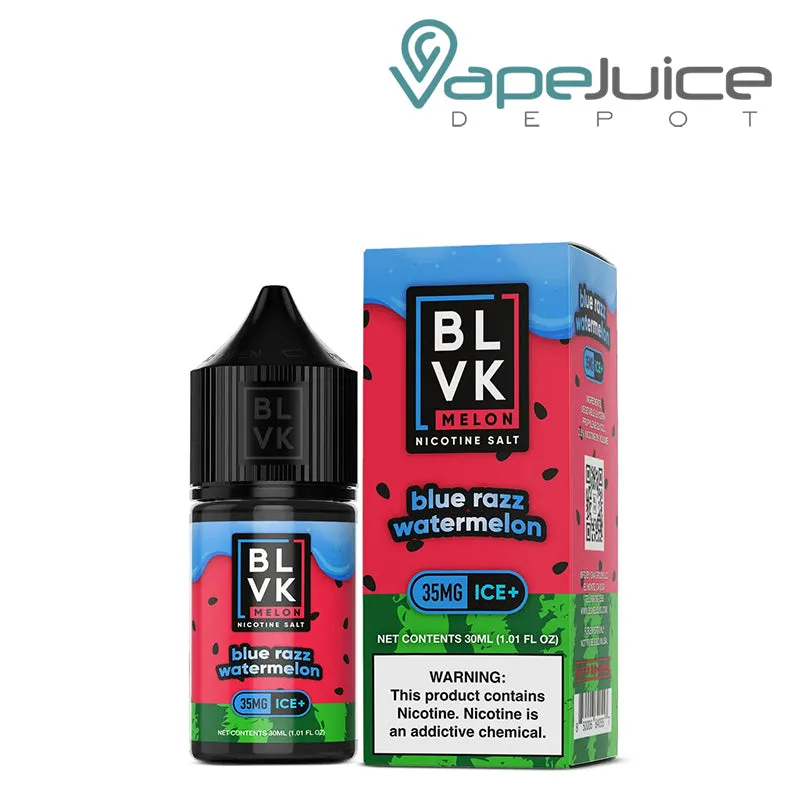 Blue Razz Watermelon BLVK Melon Salt 30ml