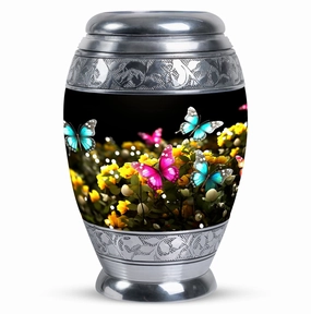 Blue Butterfly Memorial & Cremation Urn - Eternal Resting Place