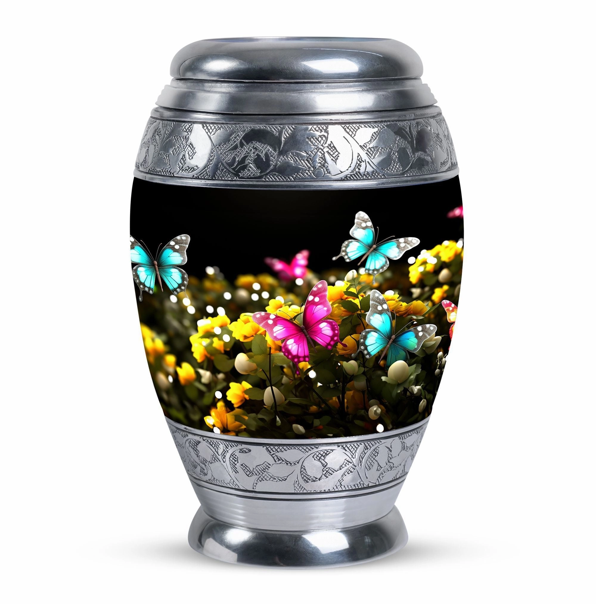 Blue Butterfly Memorial & Cremation Urn - Eternal Resting Place