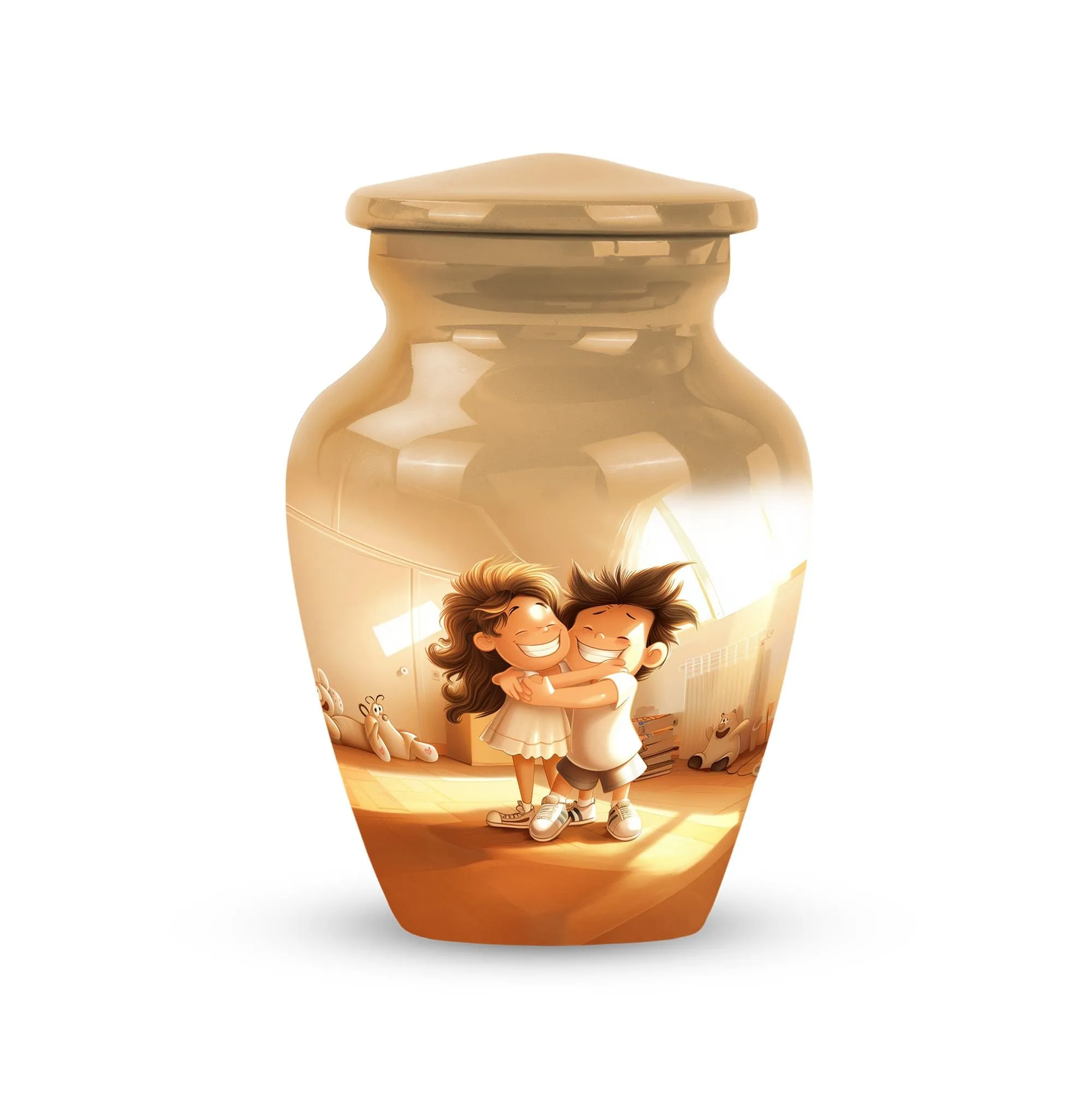 Brother and Sister Commemoration: Classic Memorial Urn