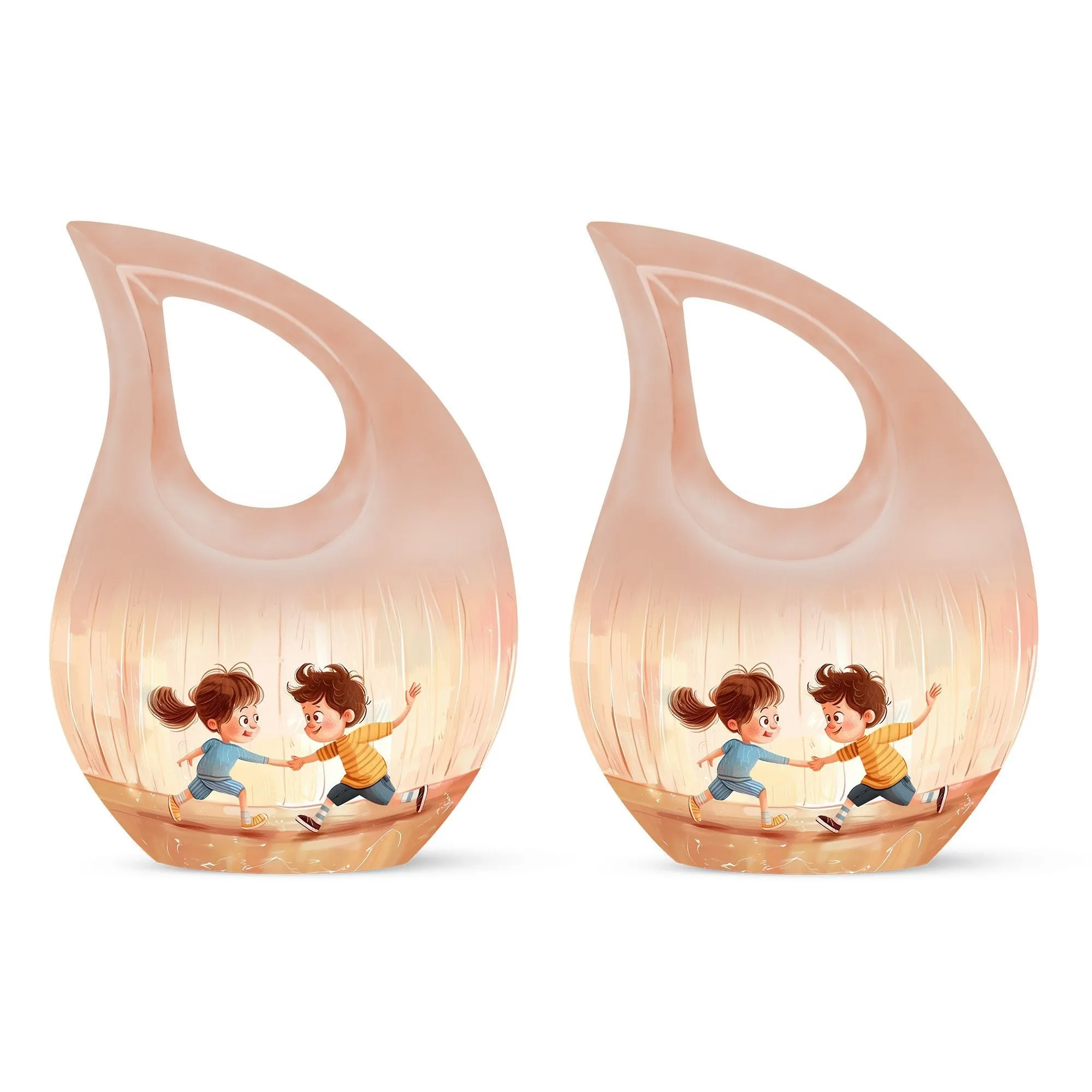 Brother And Sister Memorial Urn: Cremation Urn For Human Ashes