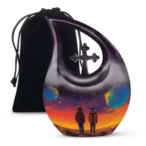 Brother And Sister Urn – Personalized Memorial Keepsake Urn