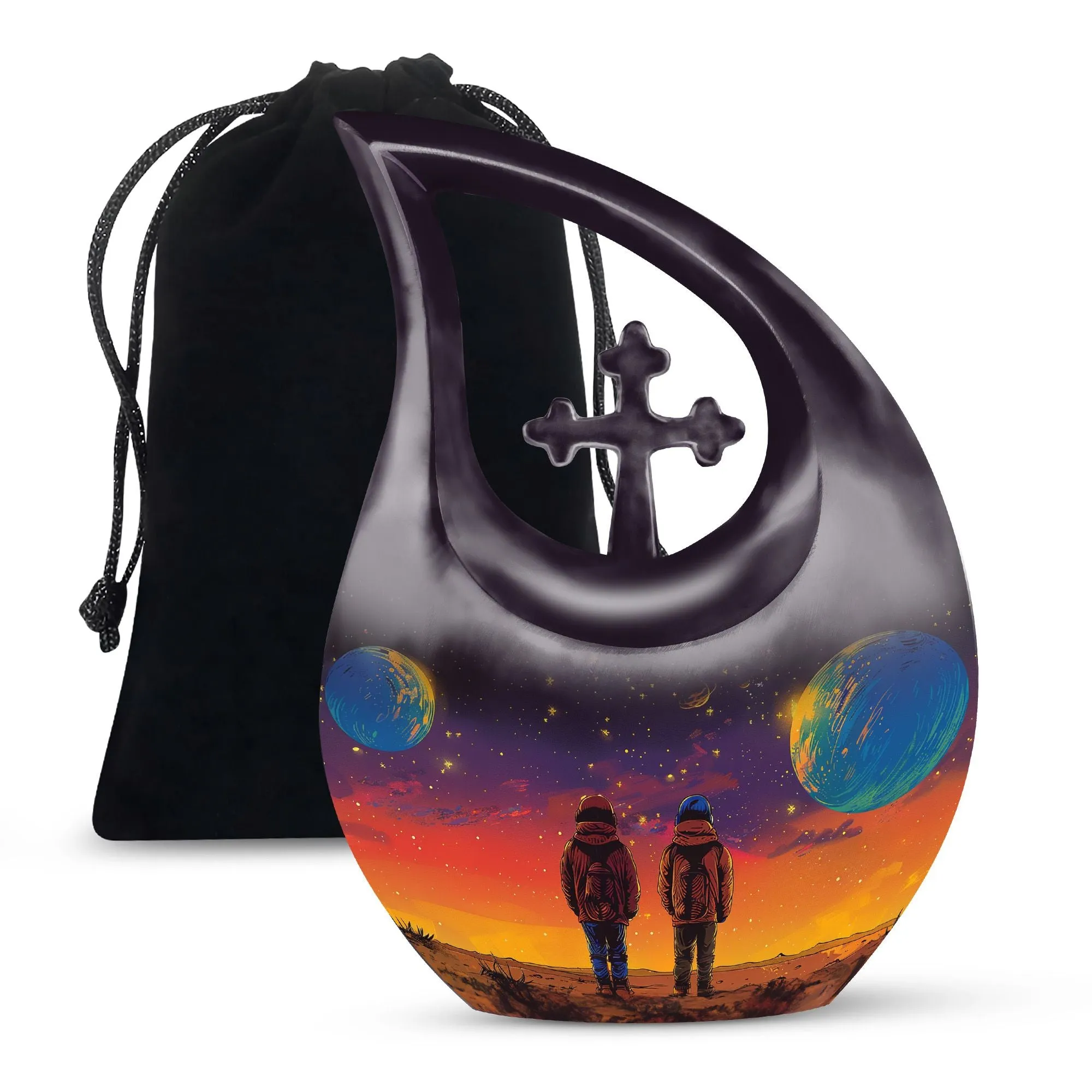 Brother And Sister Urn – Personalized Memorial Keepsake Urn