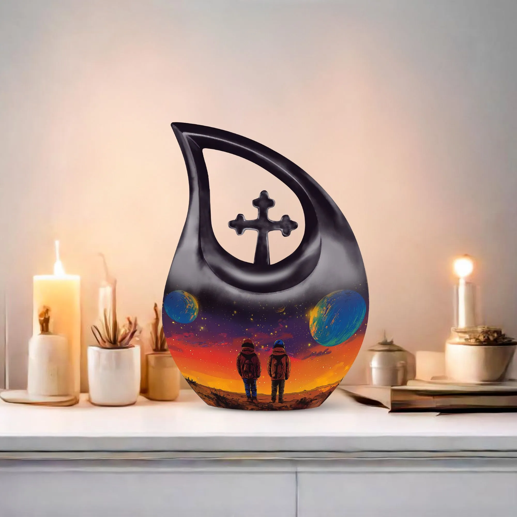 Brother And Sister Urn – Personalized Memorial Keepsake Urn