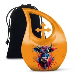 Bull Urn : Cremation Urn For Human Ashes