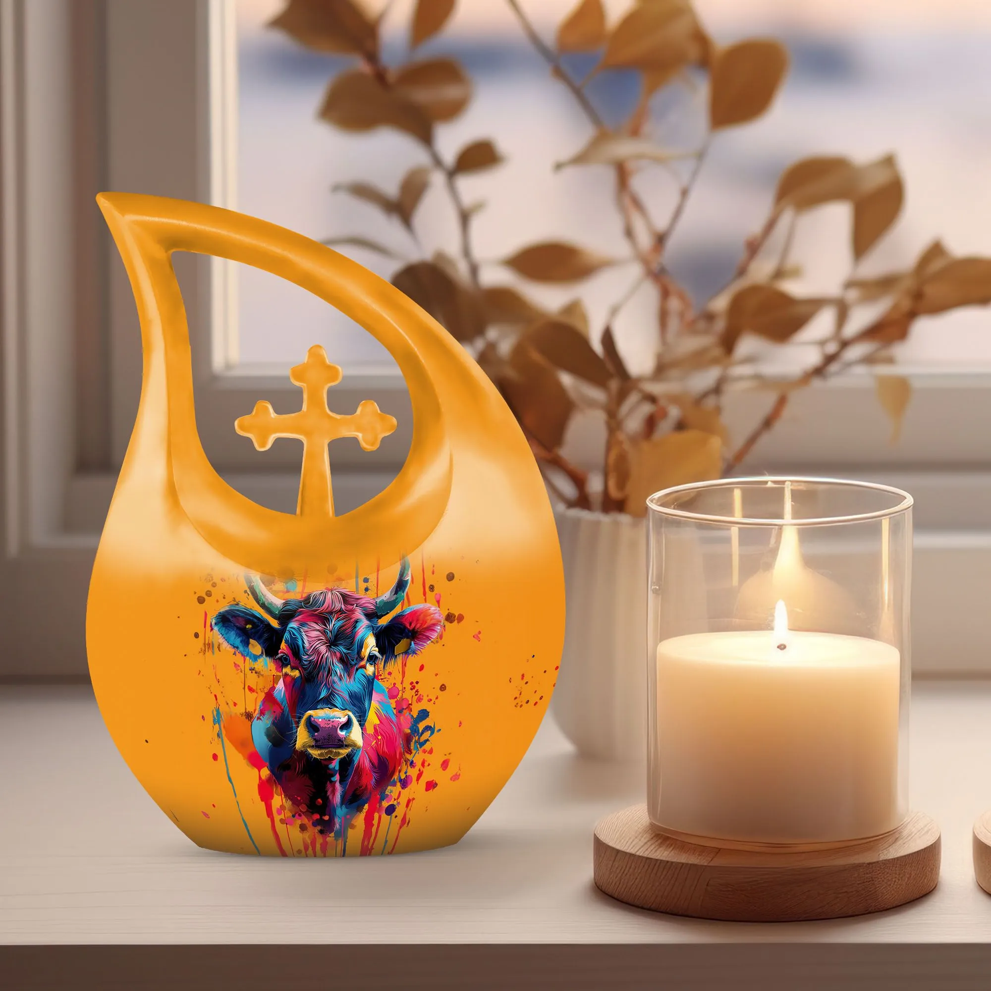 Bull Urn : Cremation Urn For Human Ashes