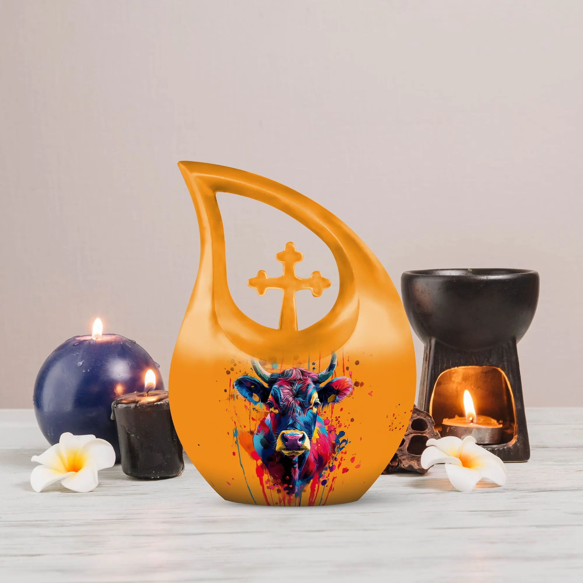 Bull Urn : Cremation Urn For Human Ashes