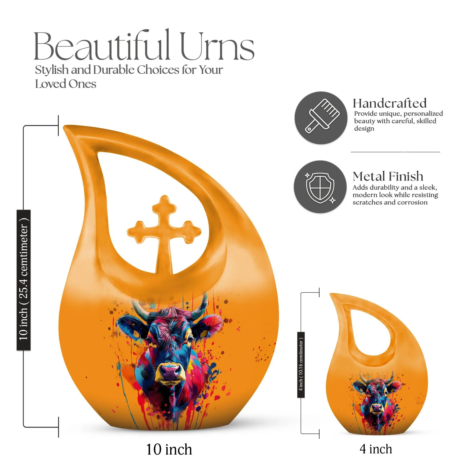 Bull Urn : Cremation Urn For Human Ashes