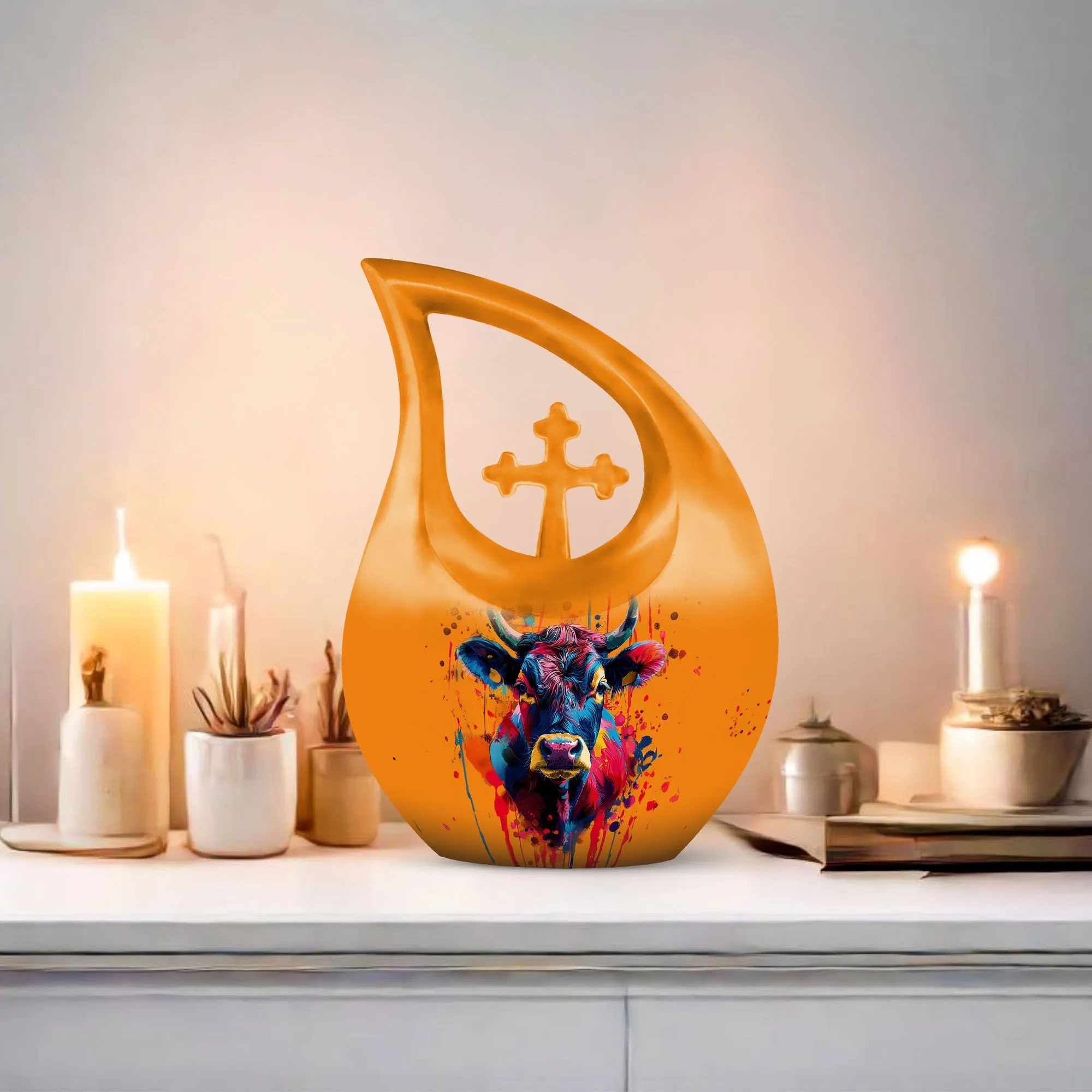 Bull Urn : Cremation Urn For Human Ashes