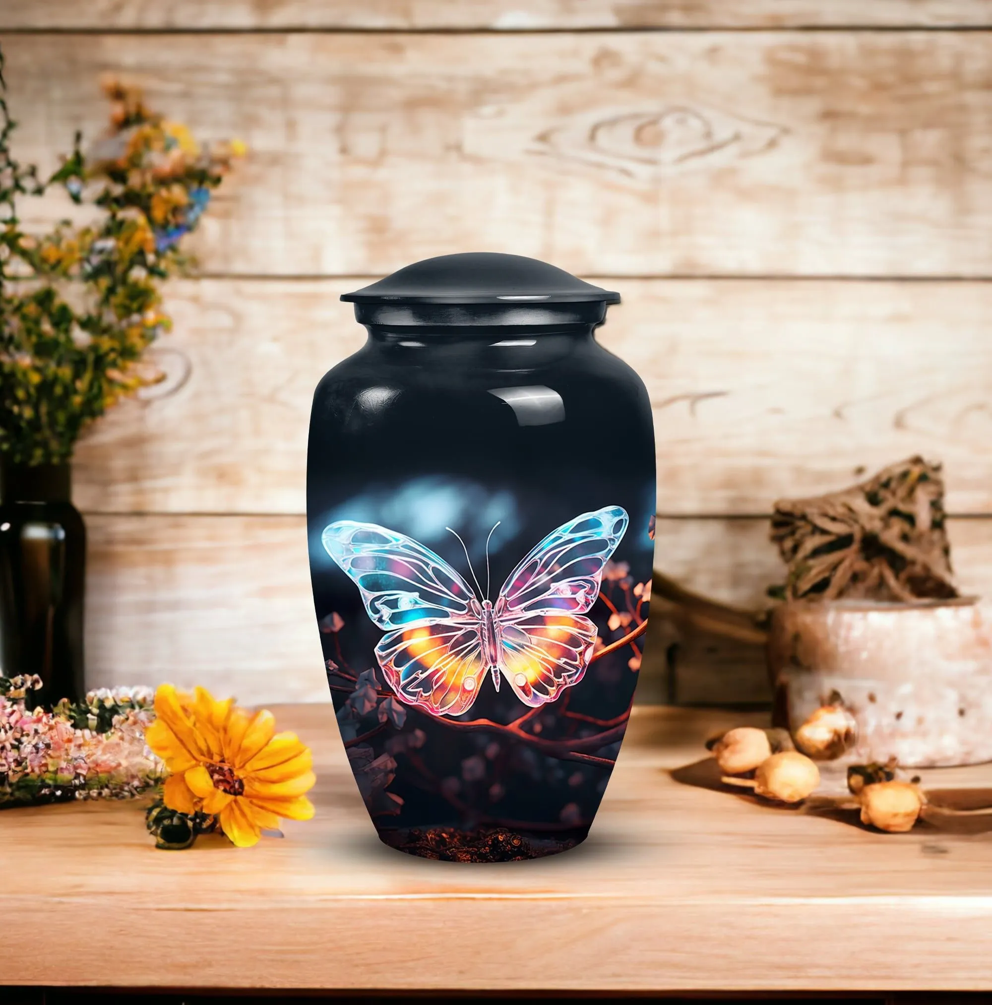 Butterfly Burial Urns: Unique Portable Medium Urns for Cremated Remains