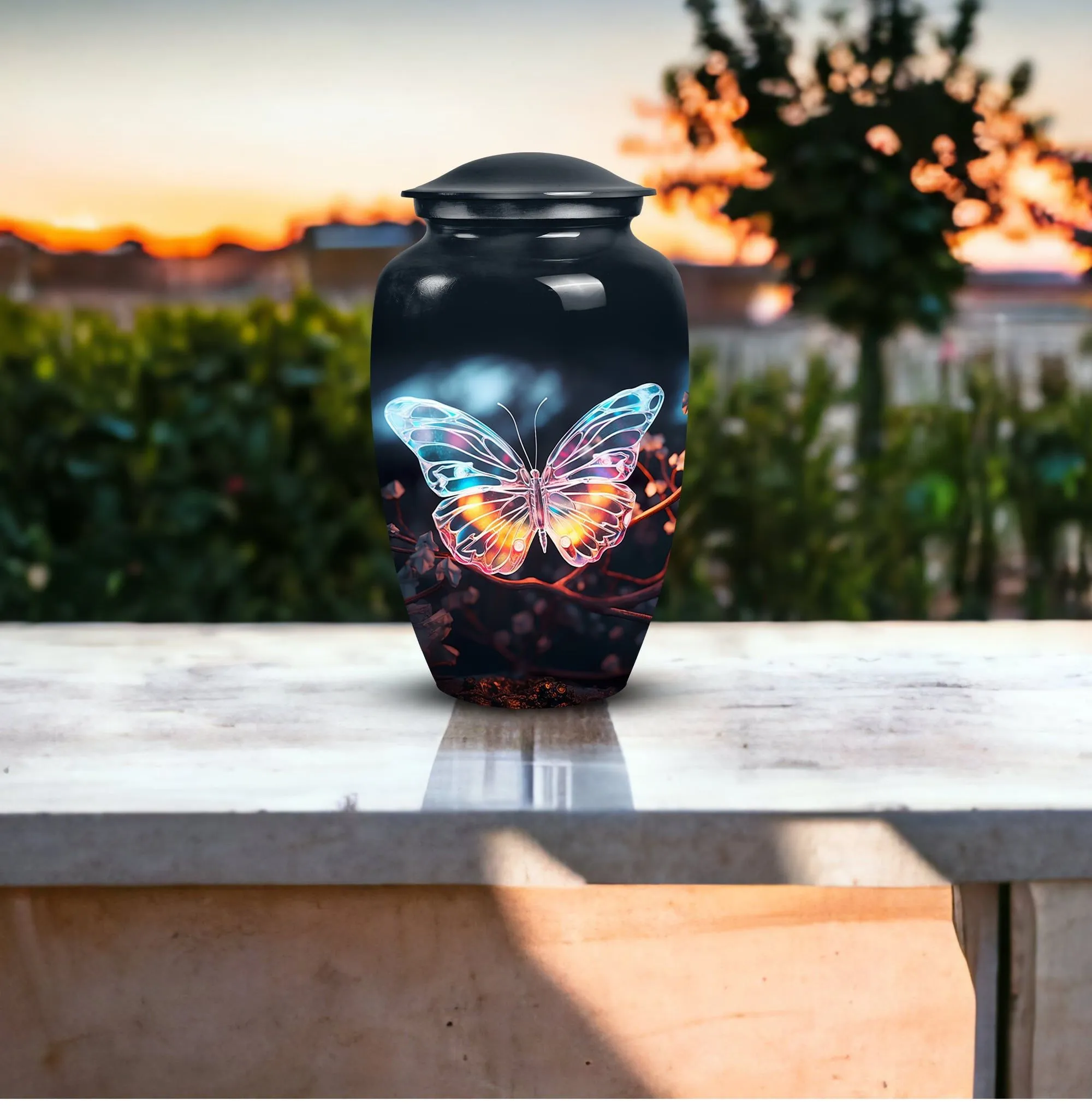 Butterfly Burial Urns: Unique Portable Medium Urns for Cremated Remains