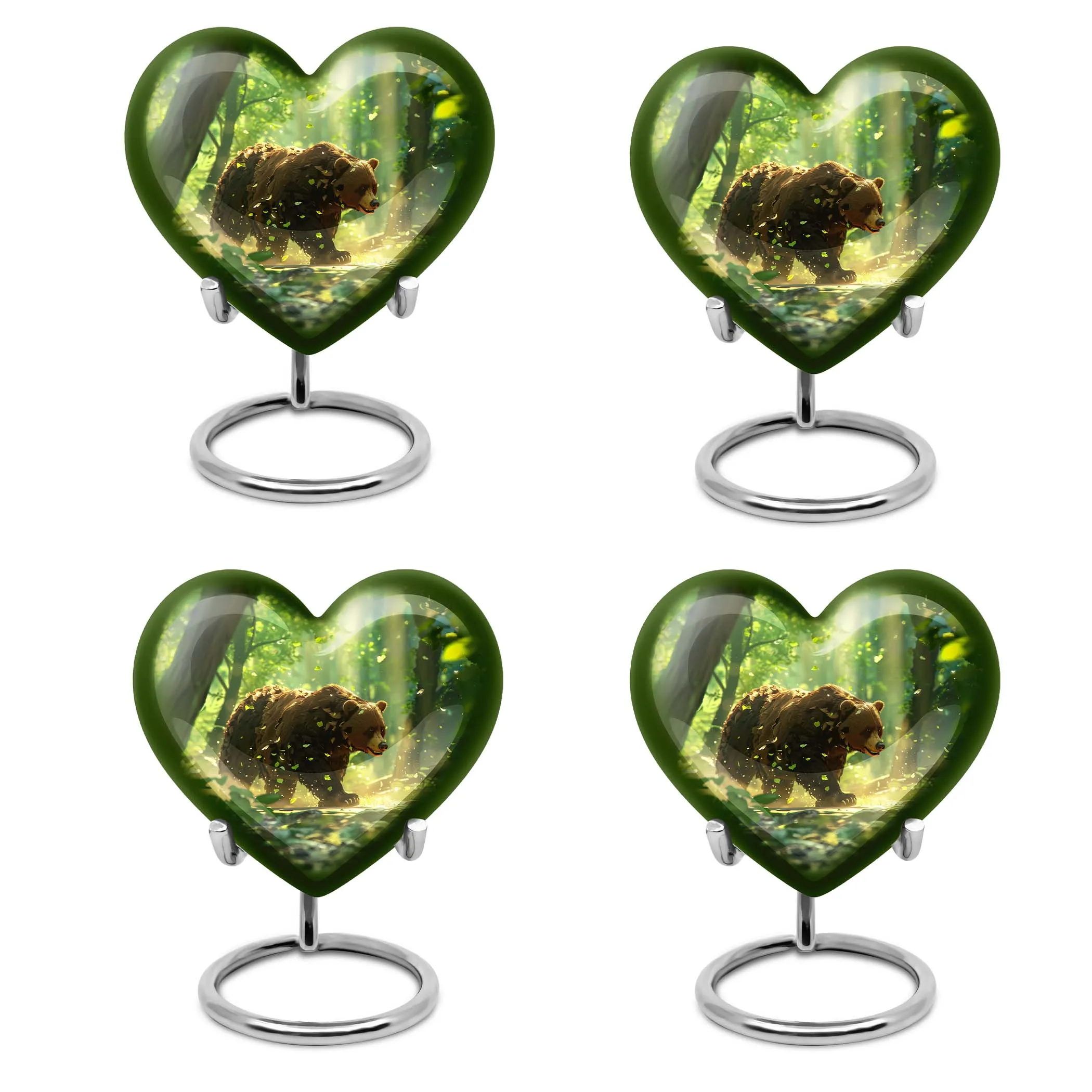 Butterfly Embrace - Majestic Men's Cremation Urn With Heart Theme