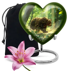 Butterfly Embrace - Majestic Men's Cremation Urn With Heart Theme
