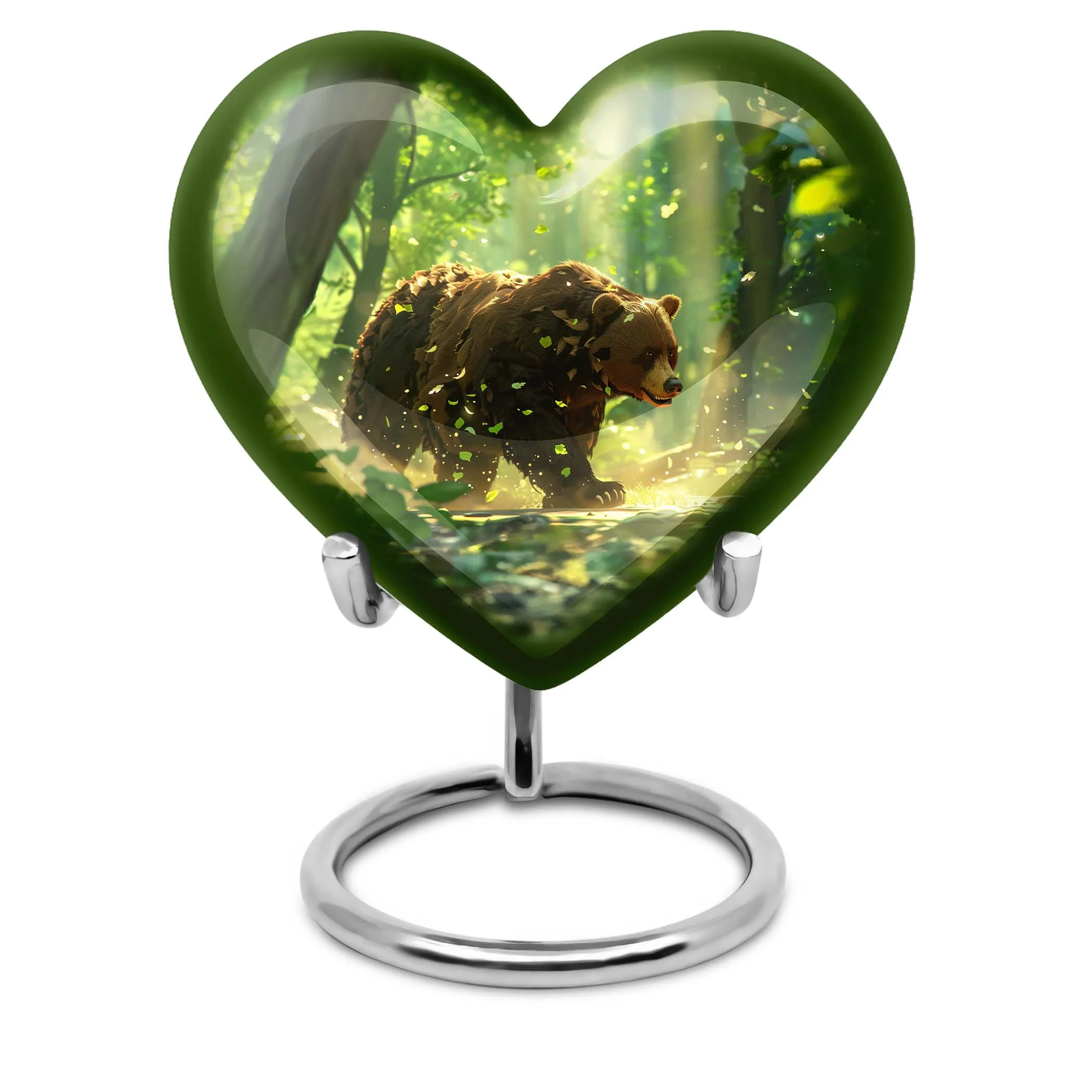 Butterfly Embrace - Majestic Men's Cremation Urn With Heart Theme