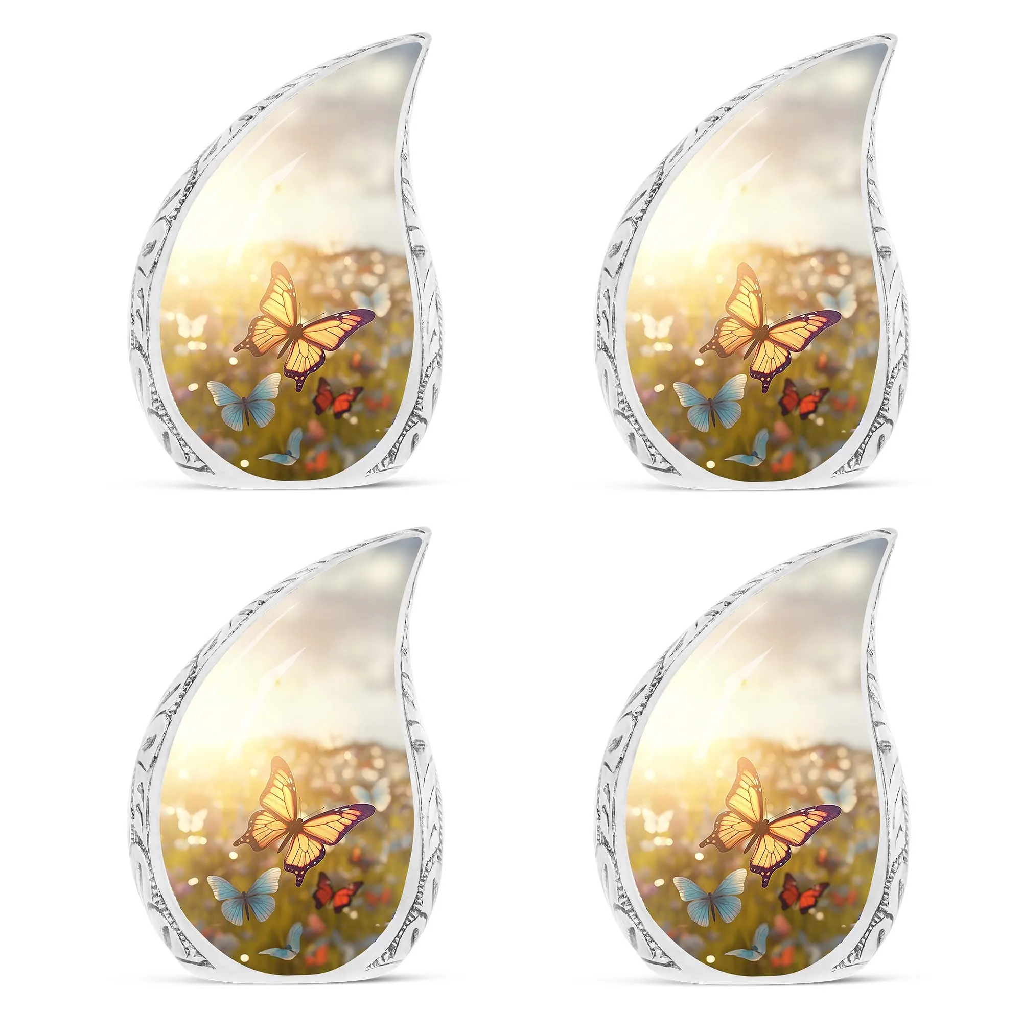 Butterfly in Meadow Eternal Remembrance Cremation Urn For Ashes