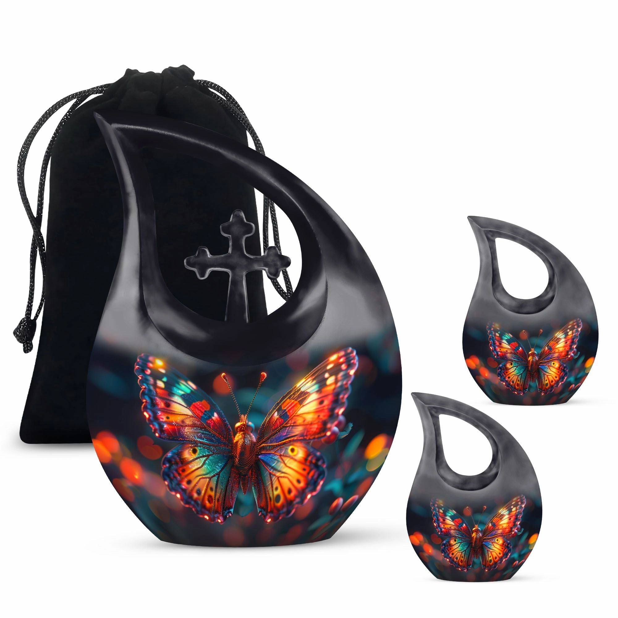 Butterfly Urn - Beautiful Memorial Cremation Urn For Ashes