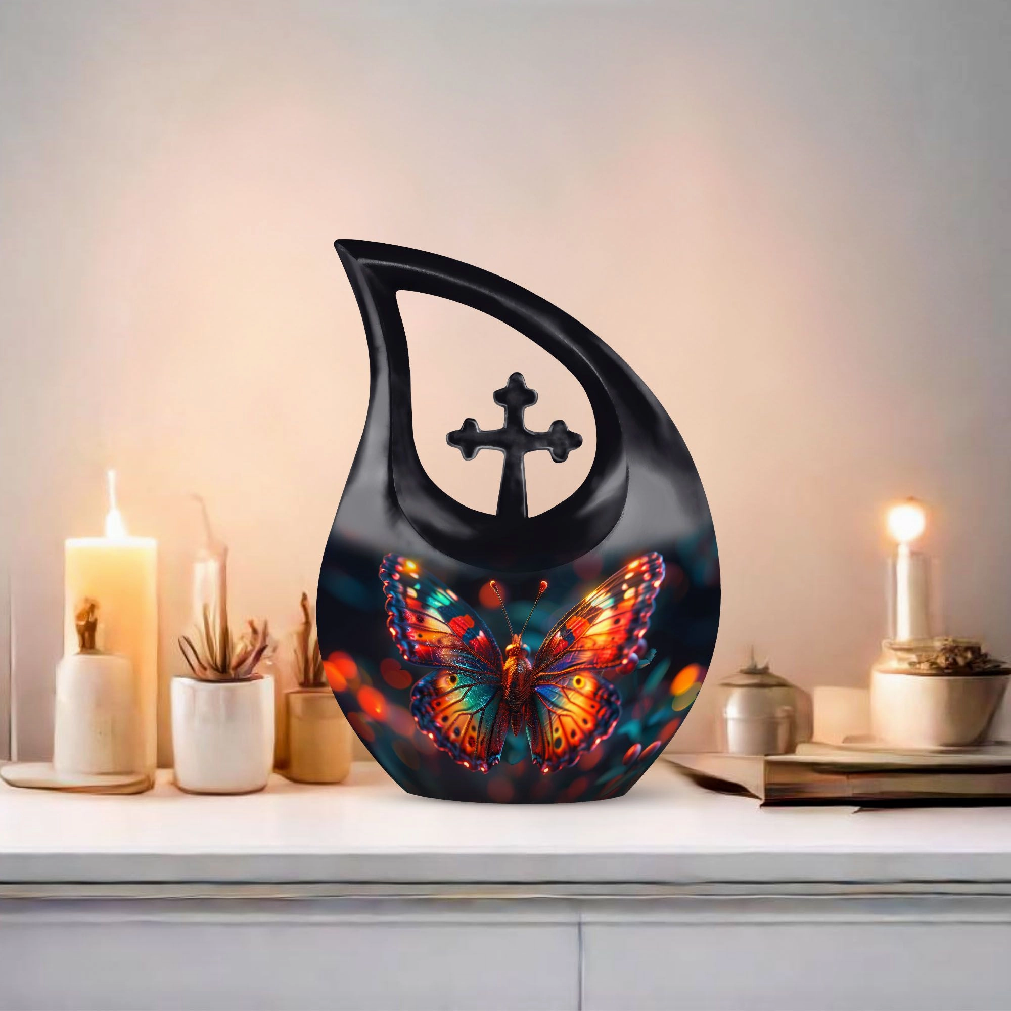 Butterfly Urn - Beautiful Memorial Cremation Urn For Ashes