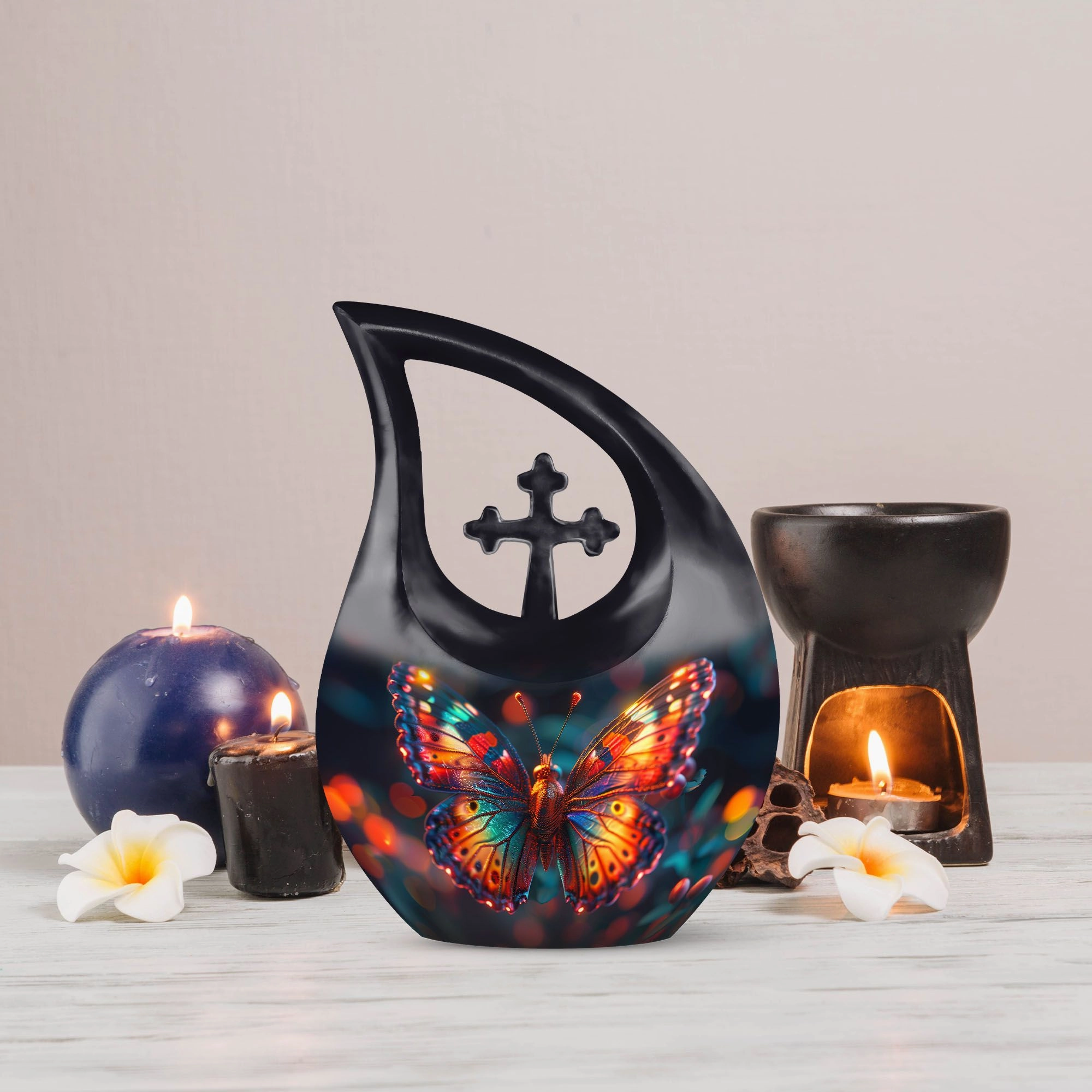 Butterfly Urn - Beautiful Memorial Cremation Urn For Ashes