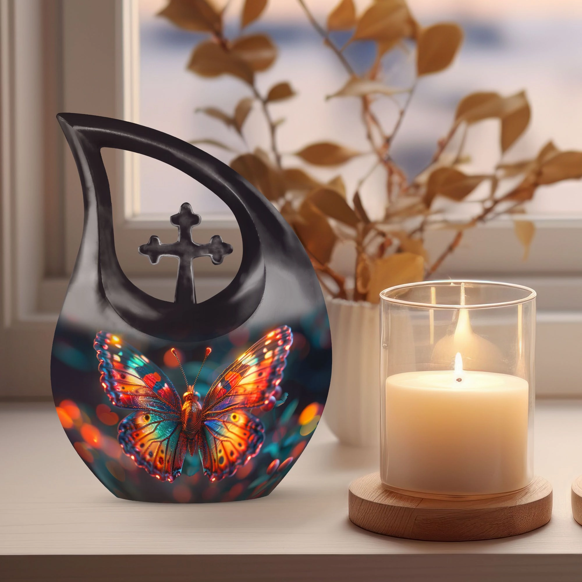 Butterfly Urn - Beautiful Memorial Cremation Urn For Ashes