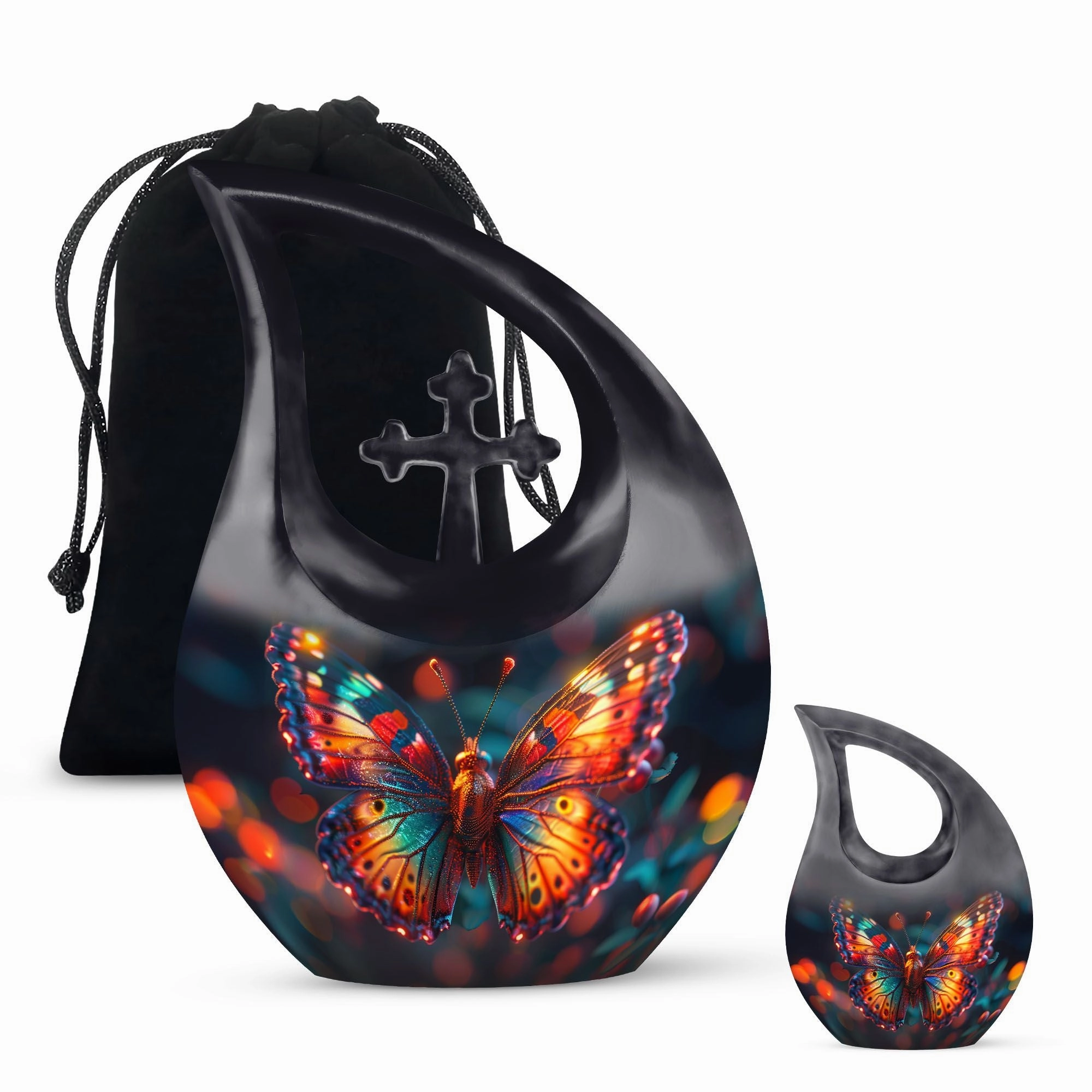 Butterfly Urn - Beautiful Memorial Cremation Urn For Ashes