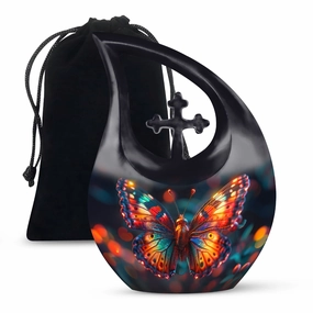 Butterfly Urn - Beautiful Memorial Cremation Urn For Ashes
