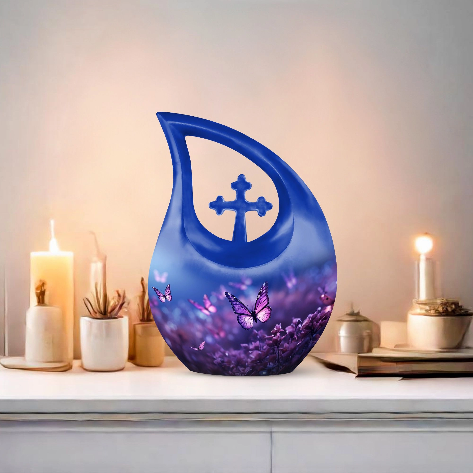 Butterfly Urn commemorative cremation urn small keepsake