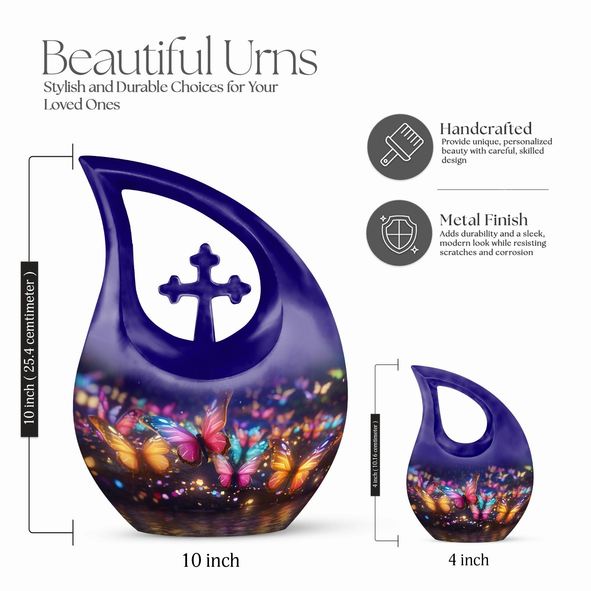 Butterfly Urn Memorial Commemoration Urn for Ashes