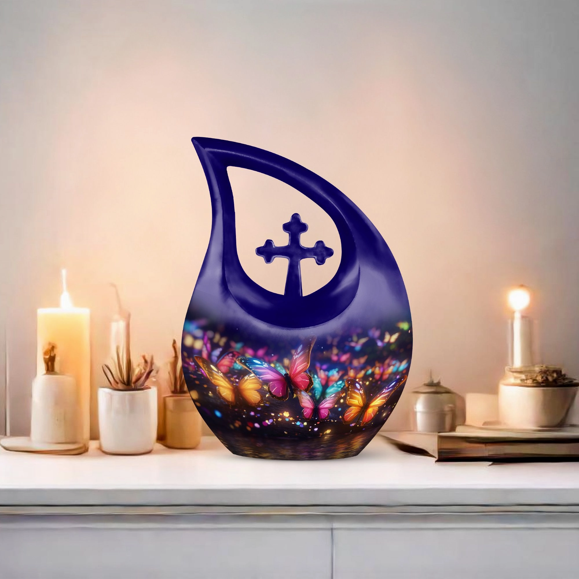 Butterfly Urn Memorial Commemoration Urn for Ashes