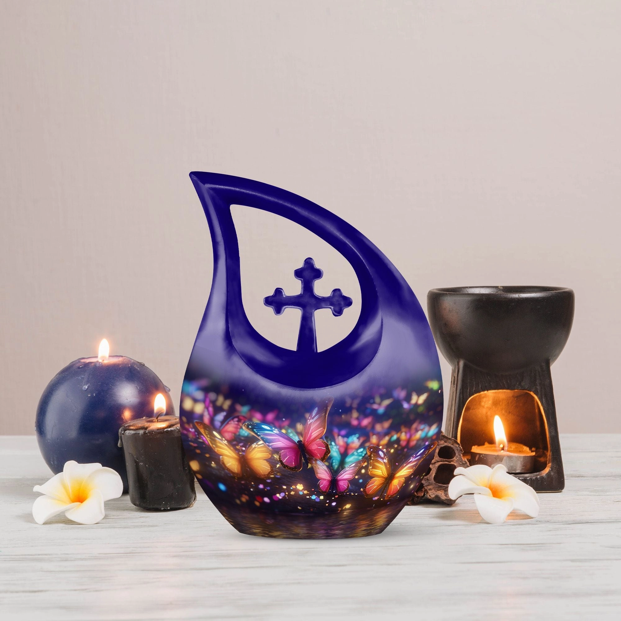 Butterfly Urn Memorial Commemoration Urn for Ashes