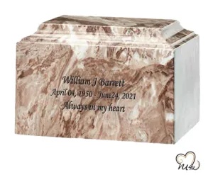 Café Cultured Marble Cremation Urn
