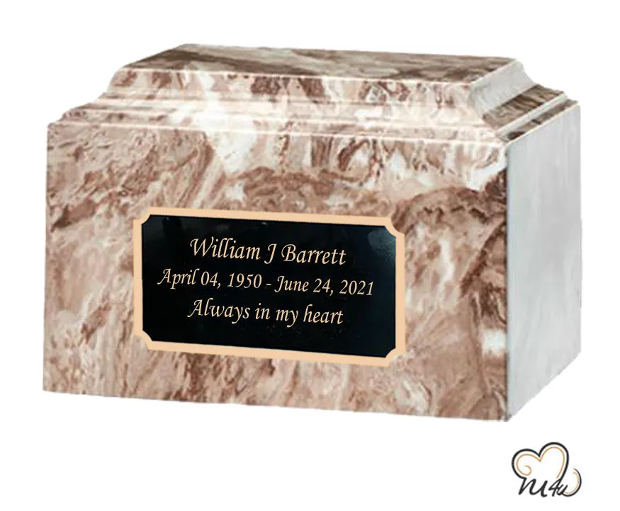 Café Cultured Marble Cremation Urn