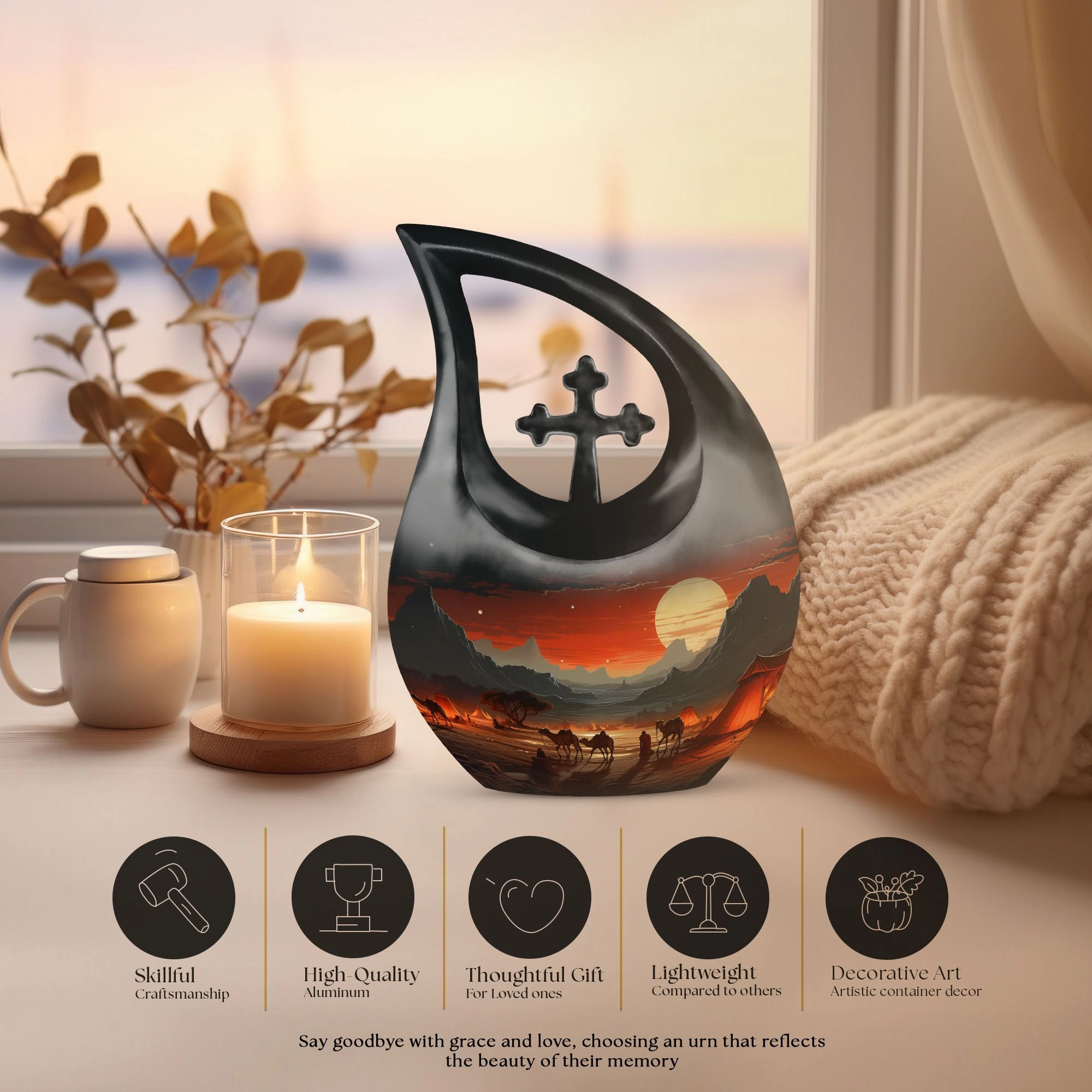 Camel Urn: Stylish Memorial Urn for Cherished Remembrances