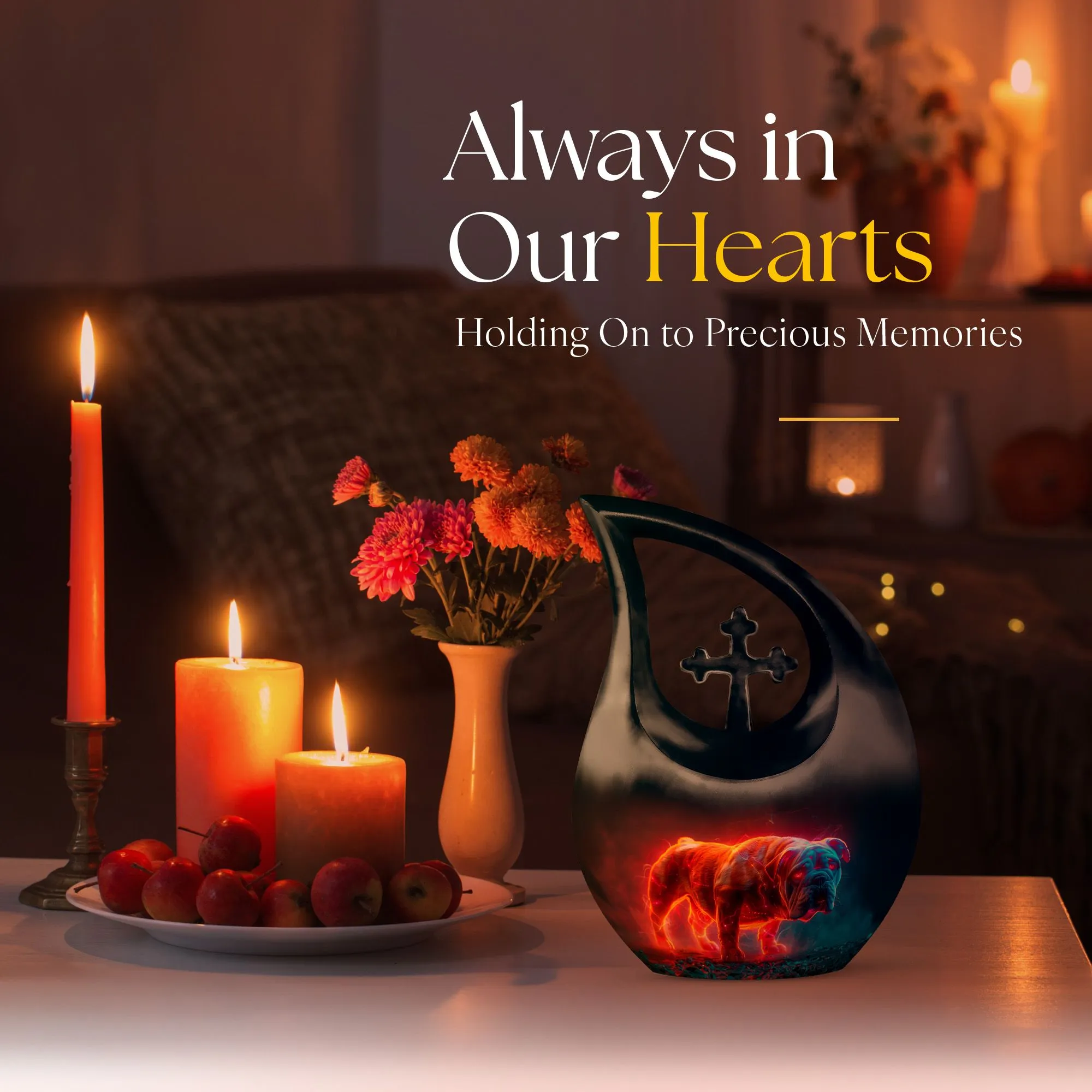 Canine Combustion Memorial Urn -Urns For Ashes For adults