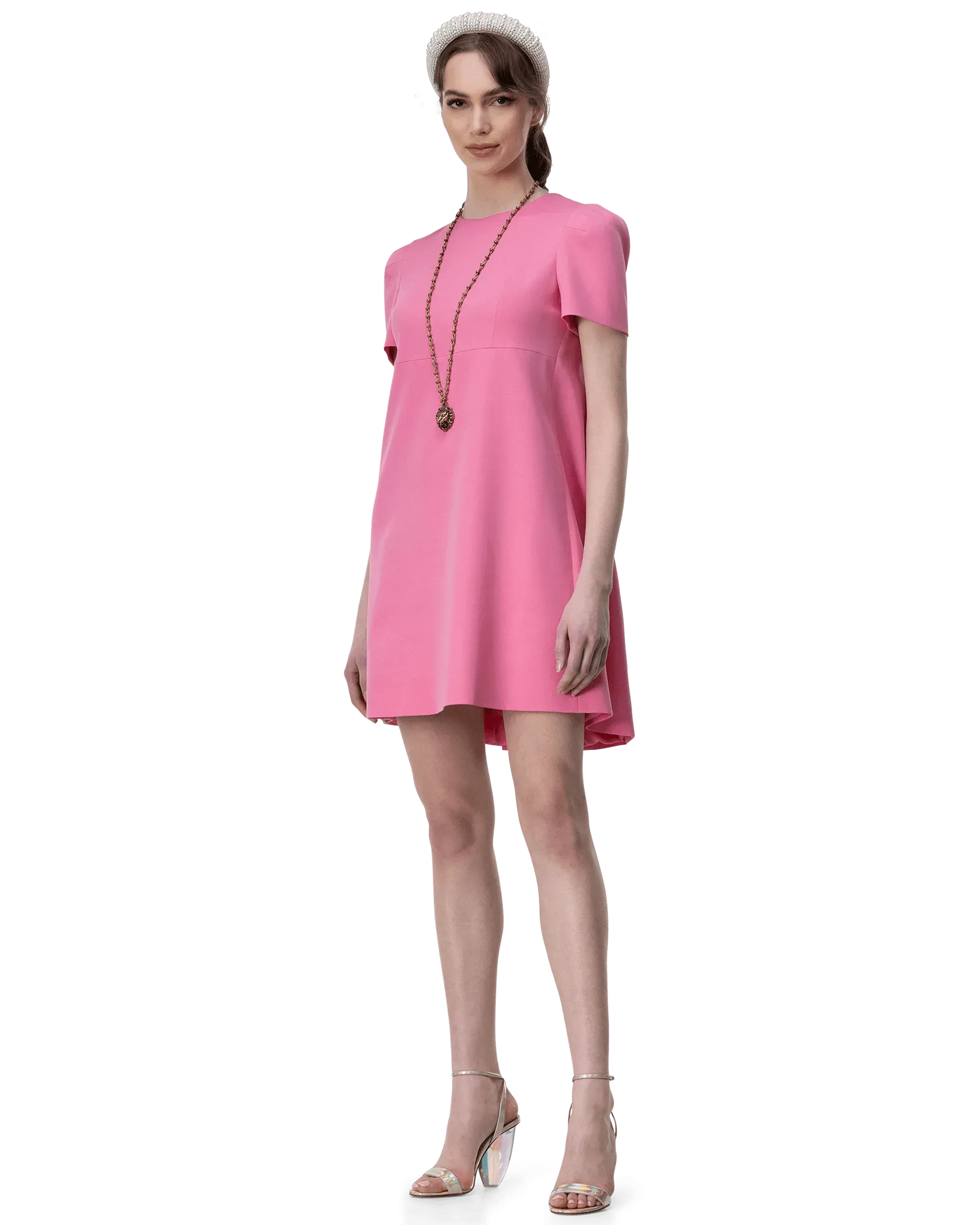 Cape Back Mini Dress