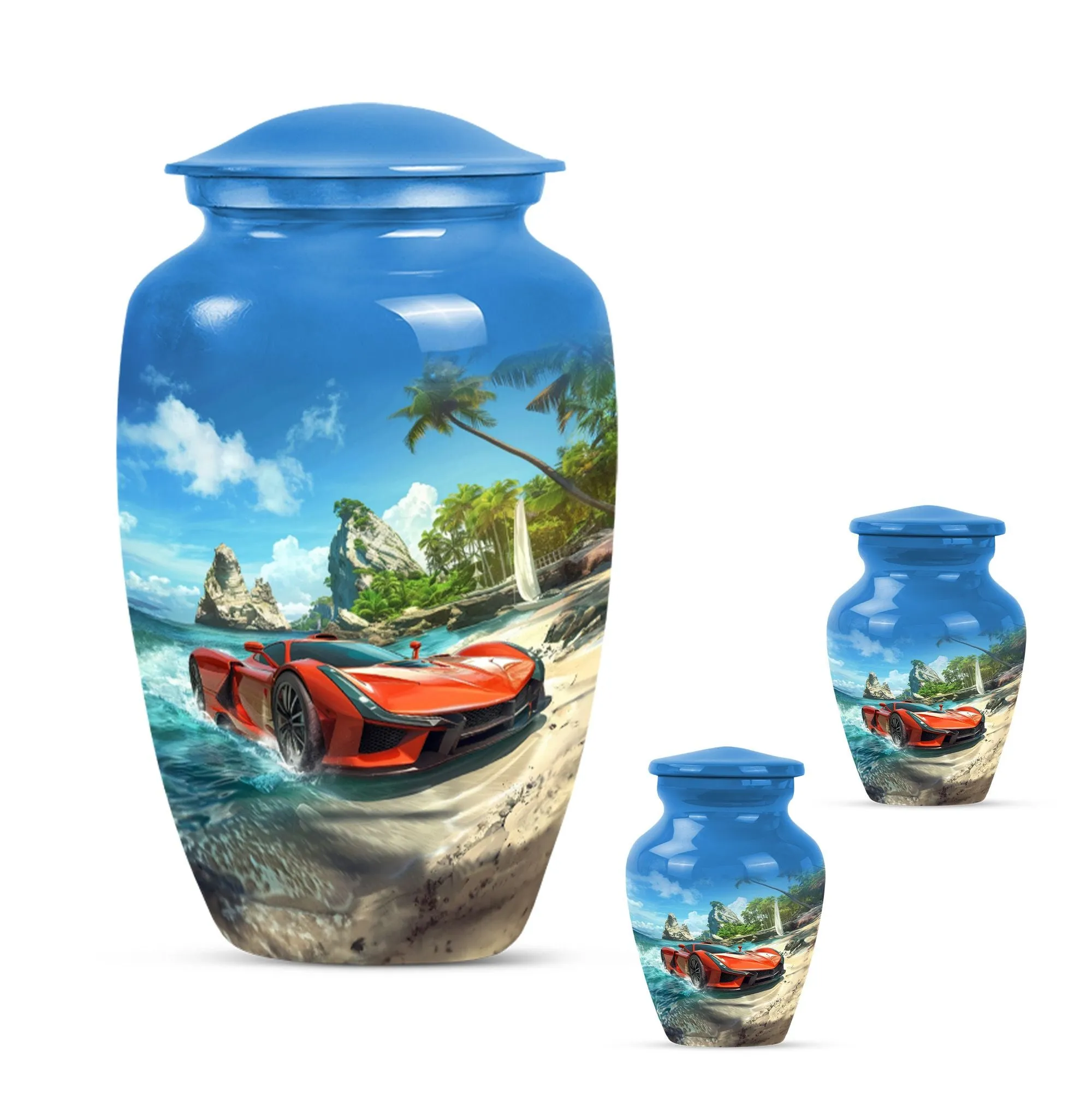 Car Cremation Boxes For Human Ashes Memorial & Funeral Urn