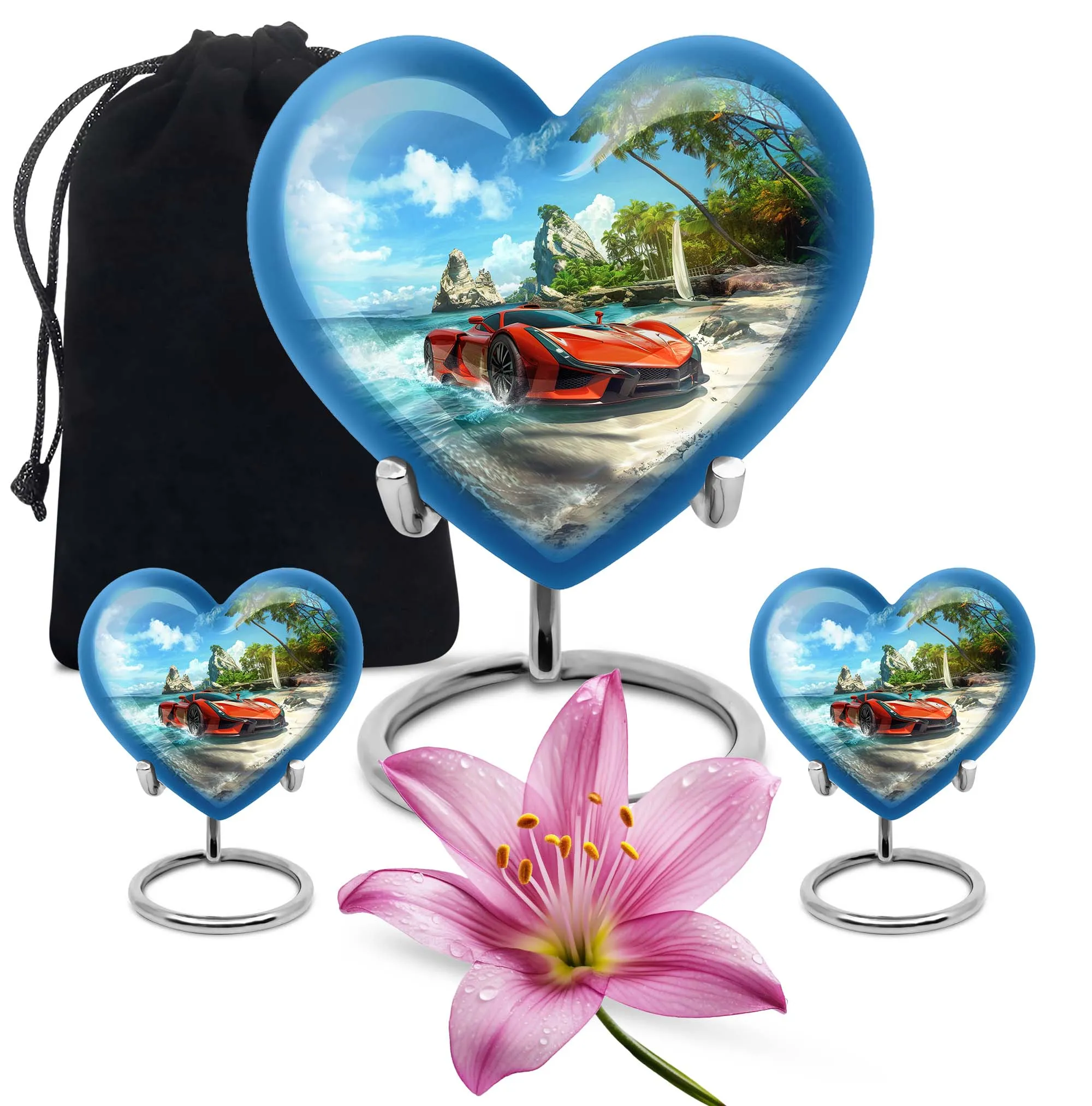 Car Cremation Boxes For Human Ashes Memorial & Funeral Urn
