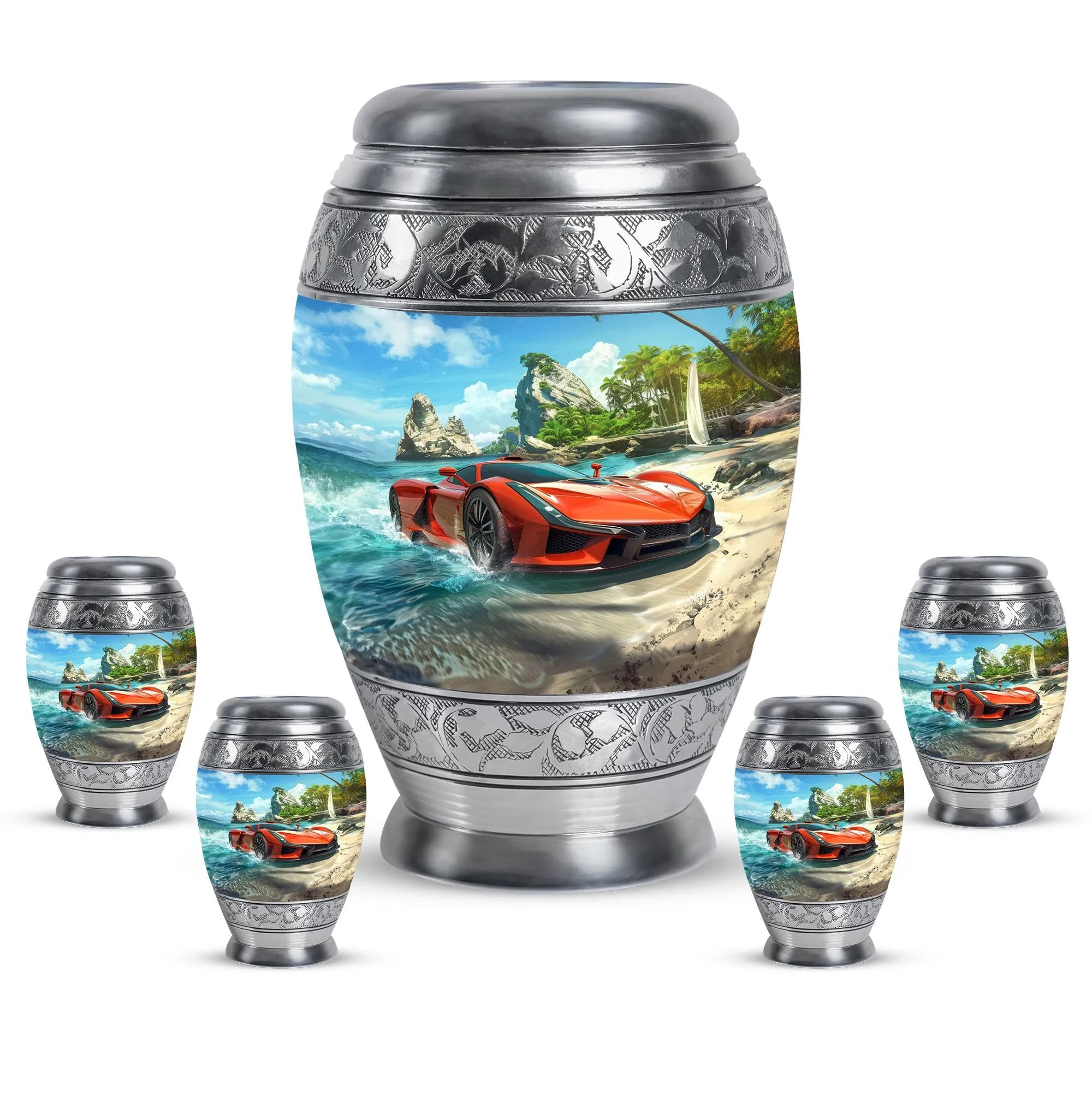 Car Cremation Boxes For Human Ashes Memorial & Funeral Urn