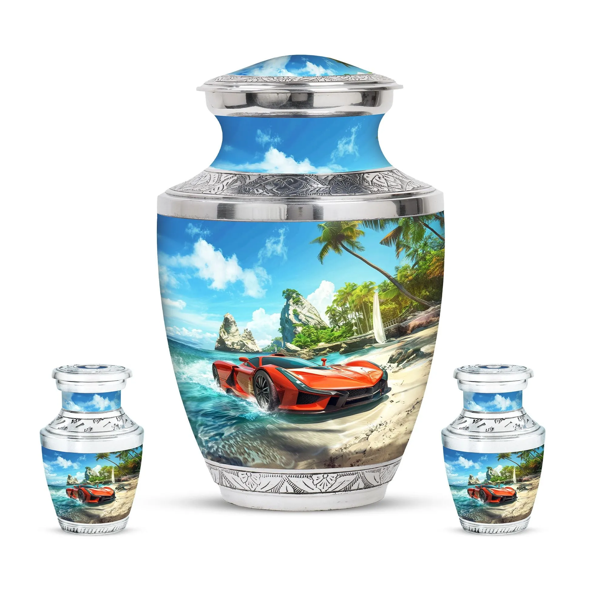 Car Cremation Boxes For Human Ashes Memorial & Funeral Urn