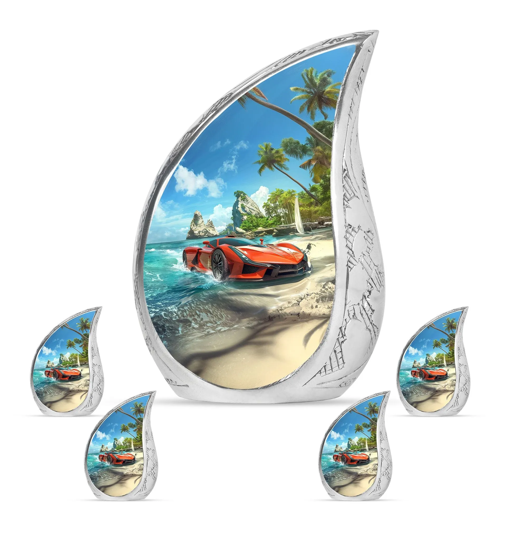 Car Cremation Boxes For Human Ashes Memorial & Funeral Urn