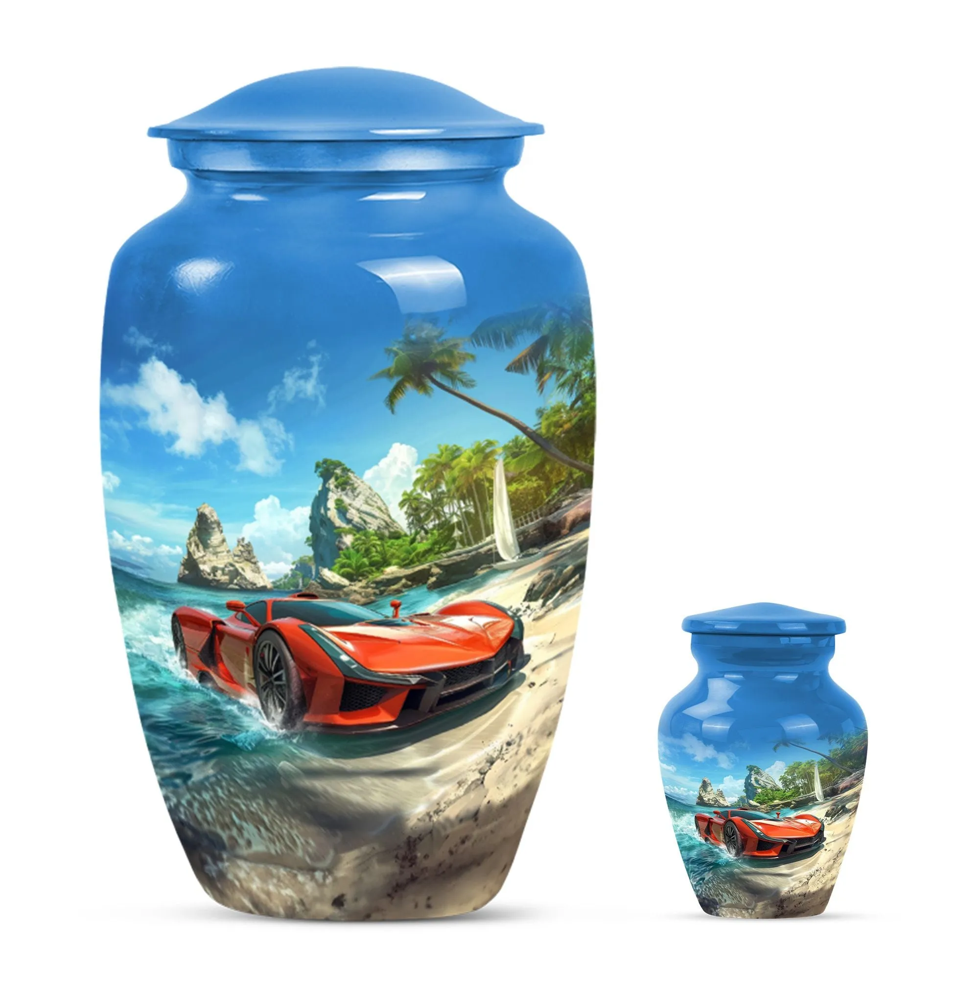 Car Cremation Boxes For Human Ashes Memorial & Funeral Urn