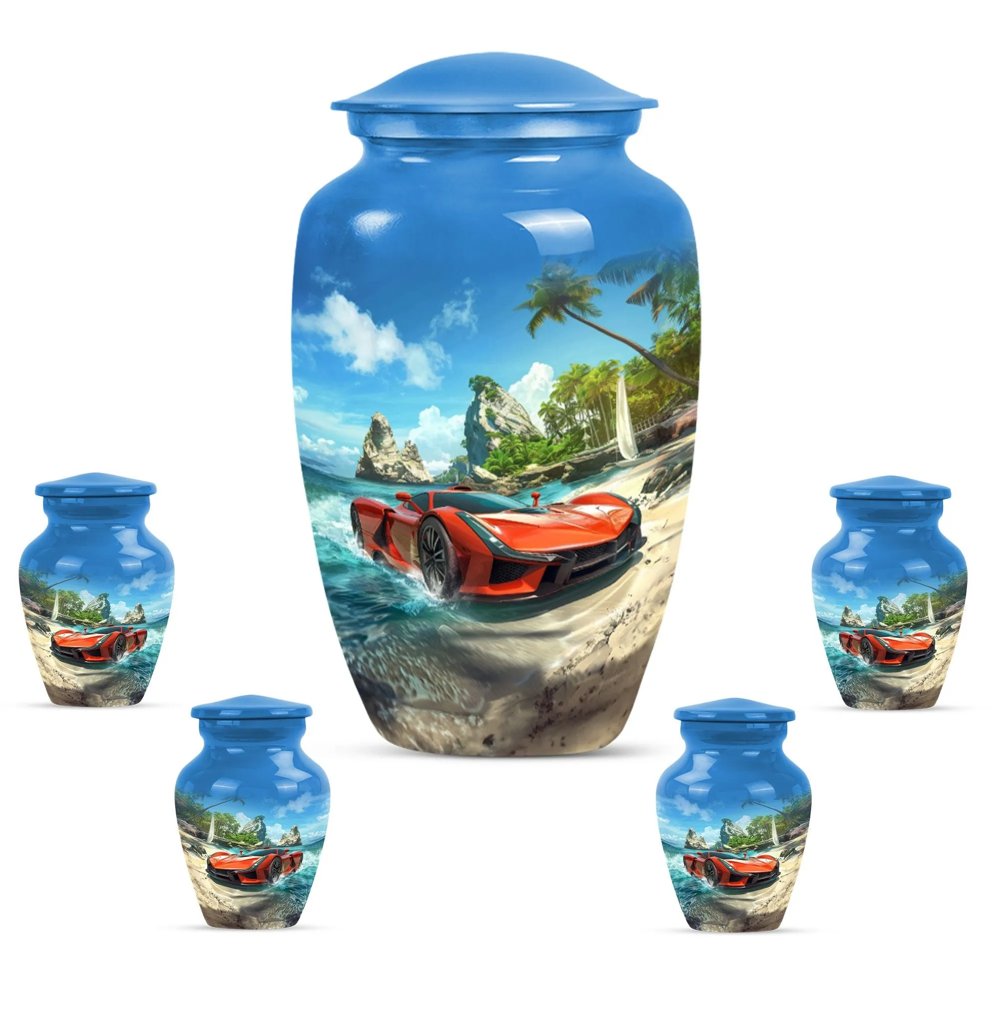 Car Cremation Boxes For Human Ashes Memorial & Funeral Urn
