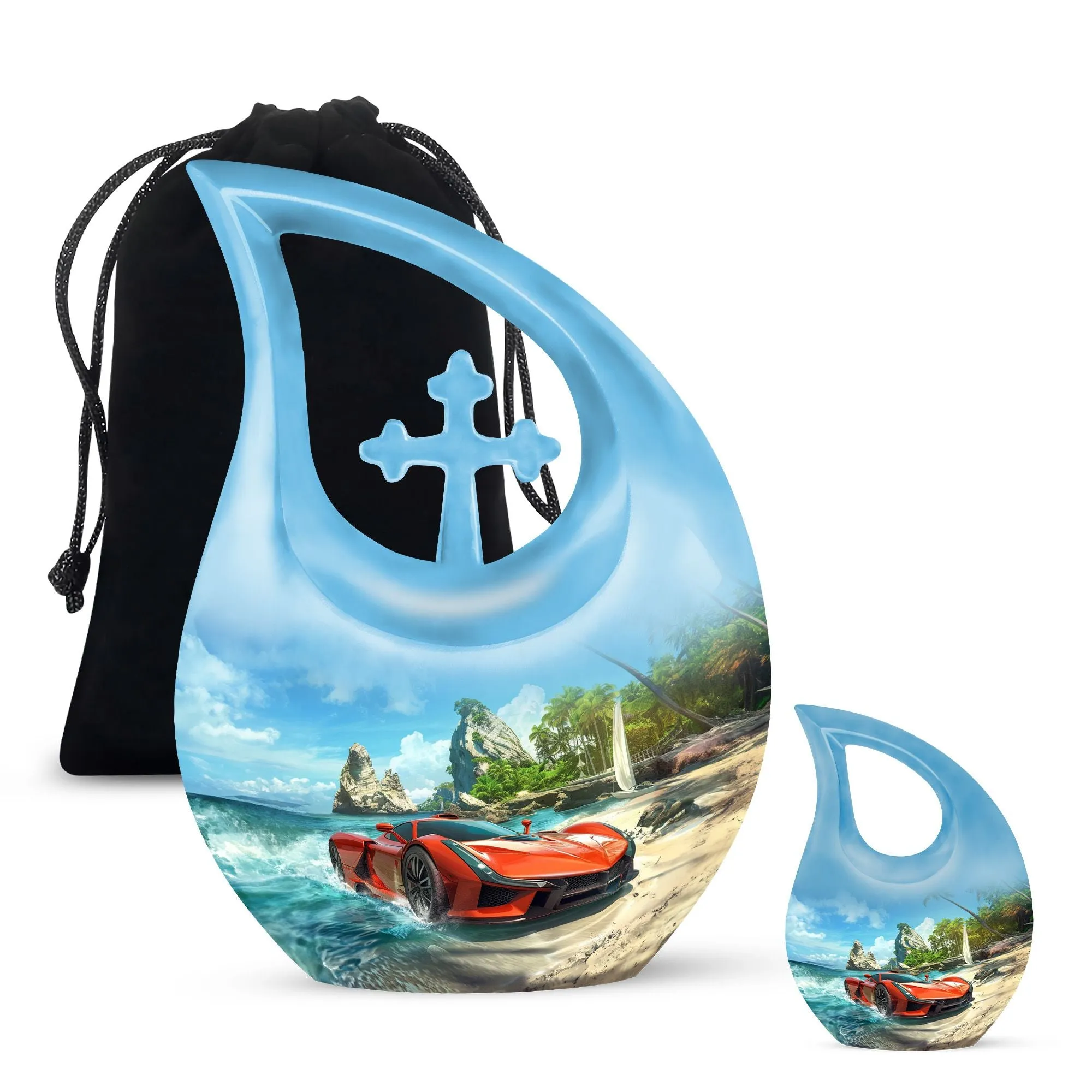 Car Cremation Boxes For Human Ashes Memorial & Funeral Urn